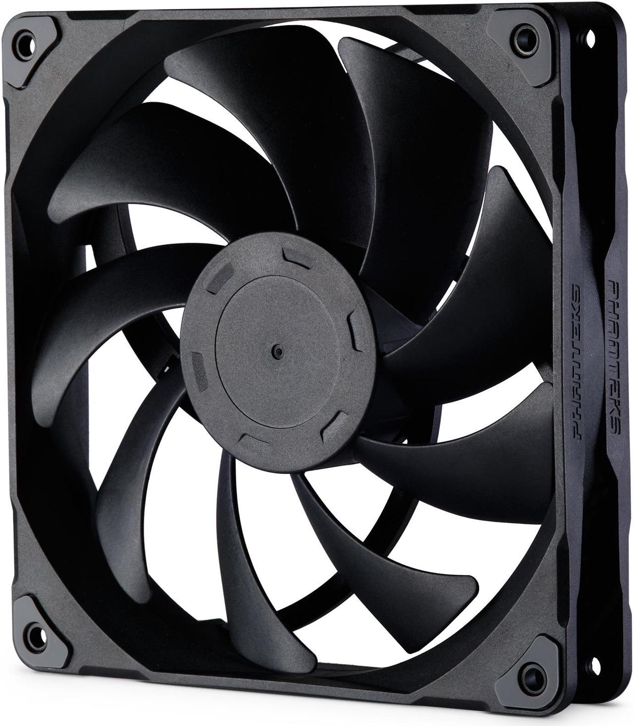 Phanteks M25-140 fan, High-Airflow radiator performance, PWM control up to 1800RPM, Daisy-Chain cable, Black