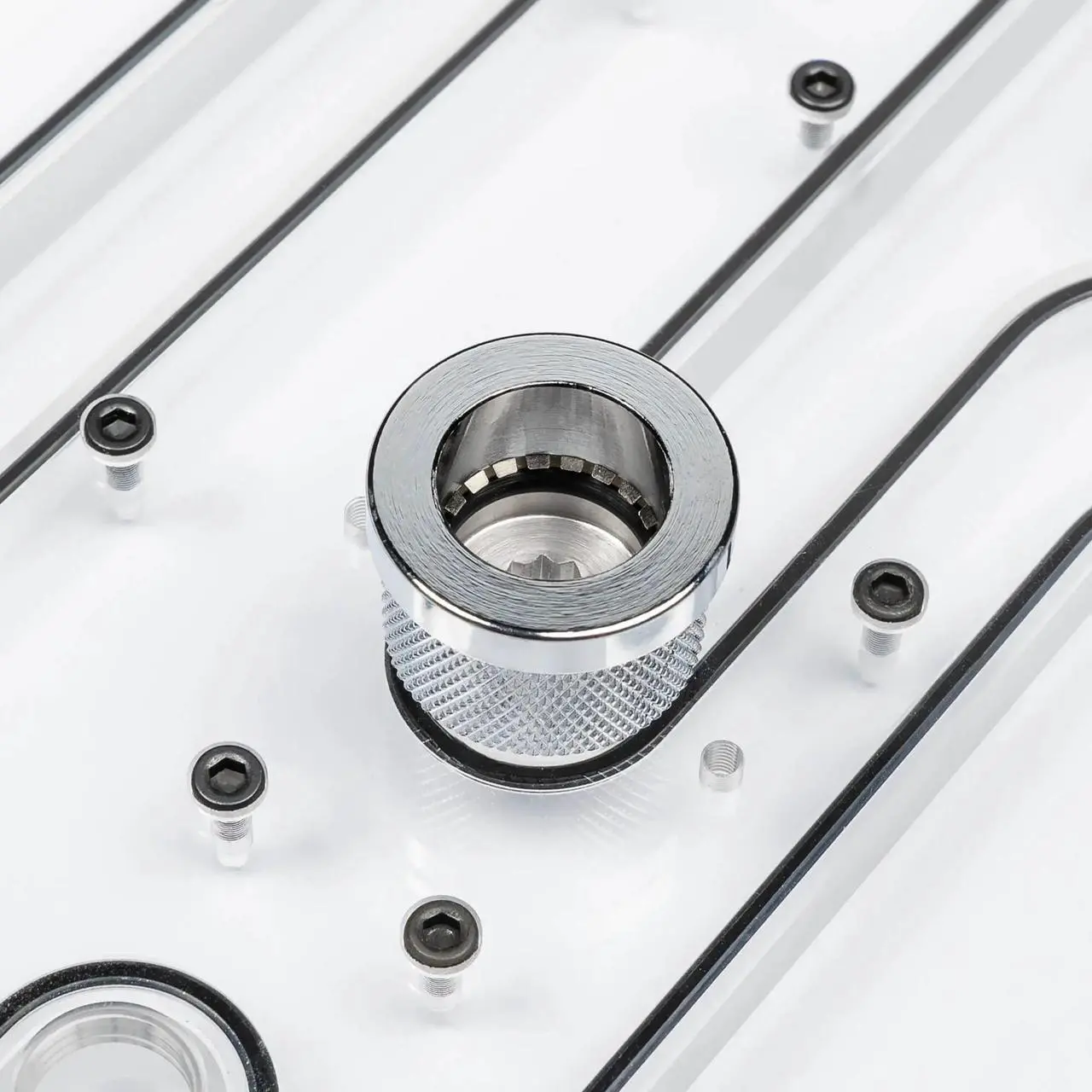 Alt view image 5 of 4 - Phanteks Glacier EZ-Fit F16G1/4, 16mm Soft and Hard Tube Fitting, Push-In EZ-Fit System, G1/4 thread, Chrome