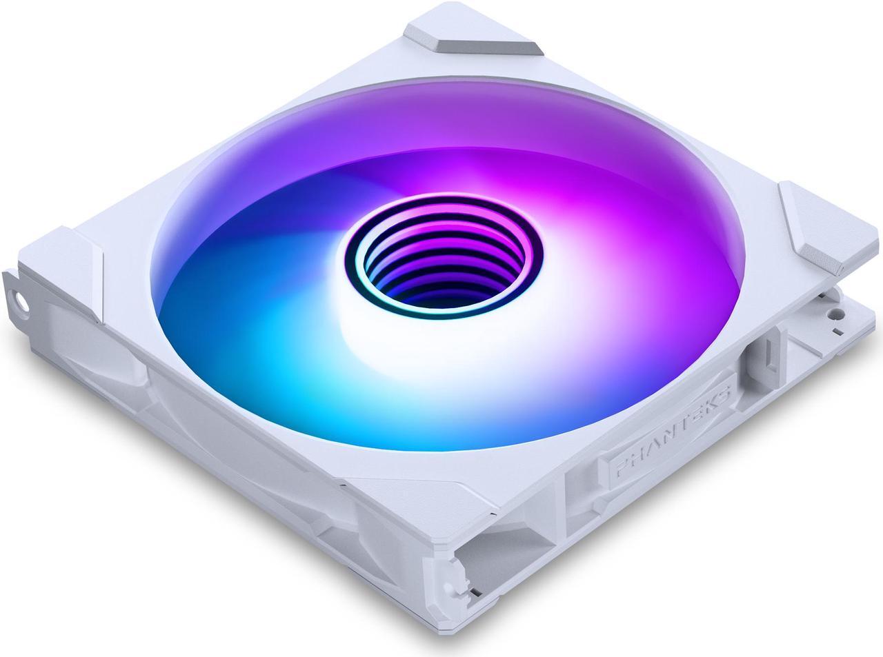 Main image of Phanteks M25-140 Gen2, 140mm ARGB High Performance Cooling Fans, Daisy-chain Unified Fan Frame, Infinity Mirror hub, single cable connection, White