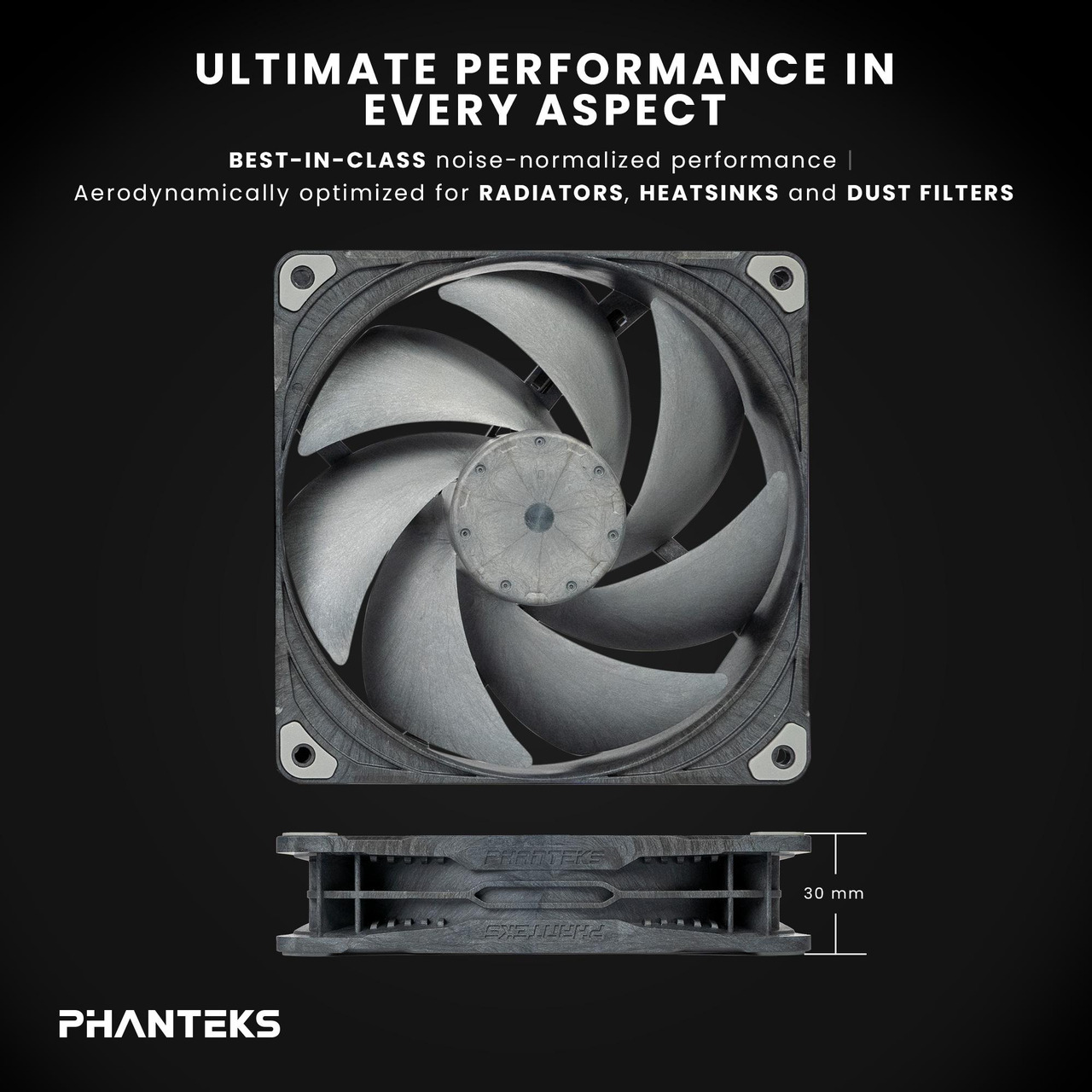 Open Box: Phanteks T30-140 Triple-Pack, 140mm Premium High-Performance PWM Fan, Industrial Grade LCP Frame & Blades, 3-Mode Speed Switch, Unmatched Airflow for PC Cases & Radiators, Black/Grey - Newegg.ca - Open Box condition - Image 9