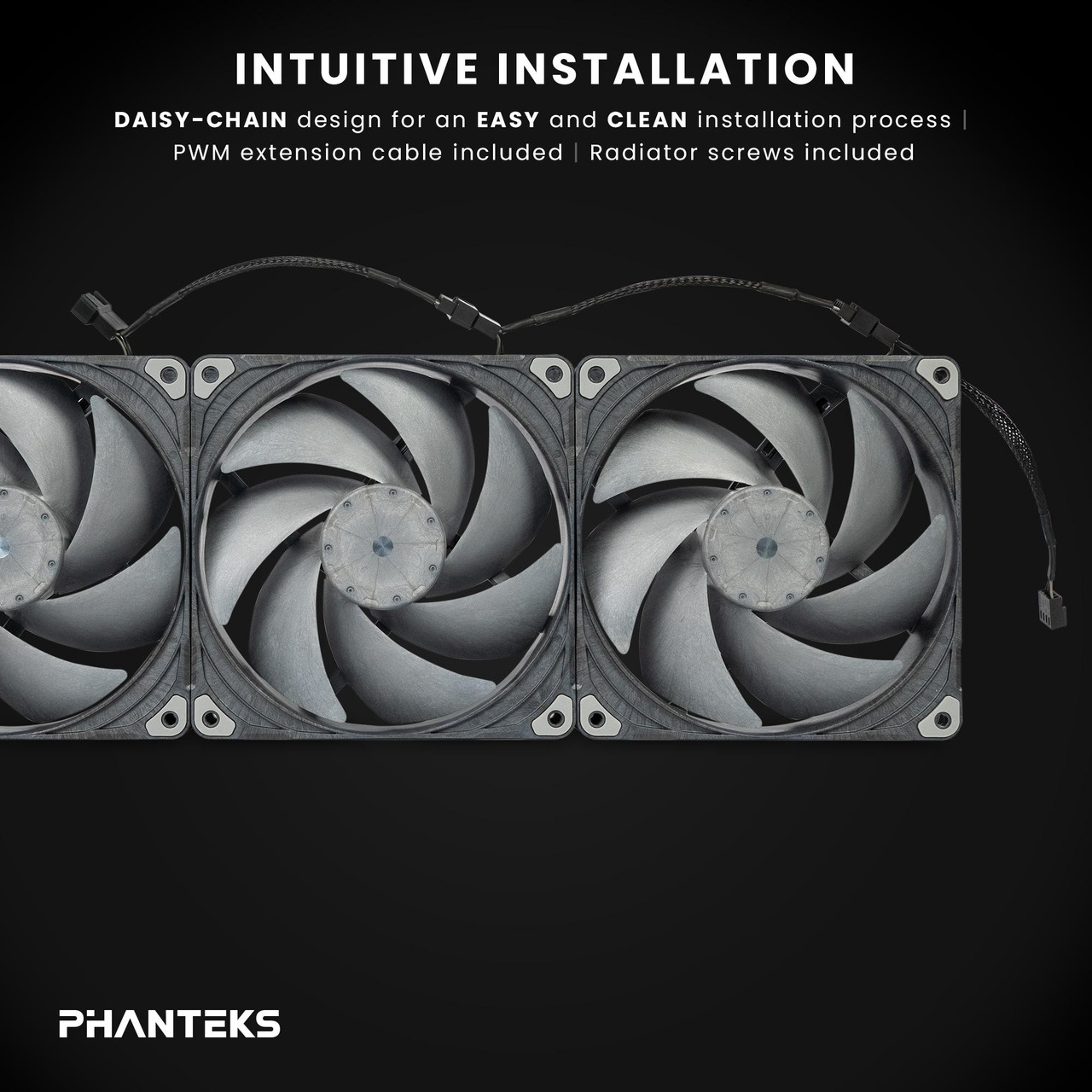 Open Box: Phanteks T30-140 Triple-Pack, 140mm Premium High-Performance PWM Fan, Industrial Grade LCP Frame & Blades, 3-Mode Speed Switch, Unmatched Airflow for PC Cases & Radiators, Black/Grey - Newegg.ca - Open Box condition - Image 11
