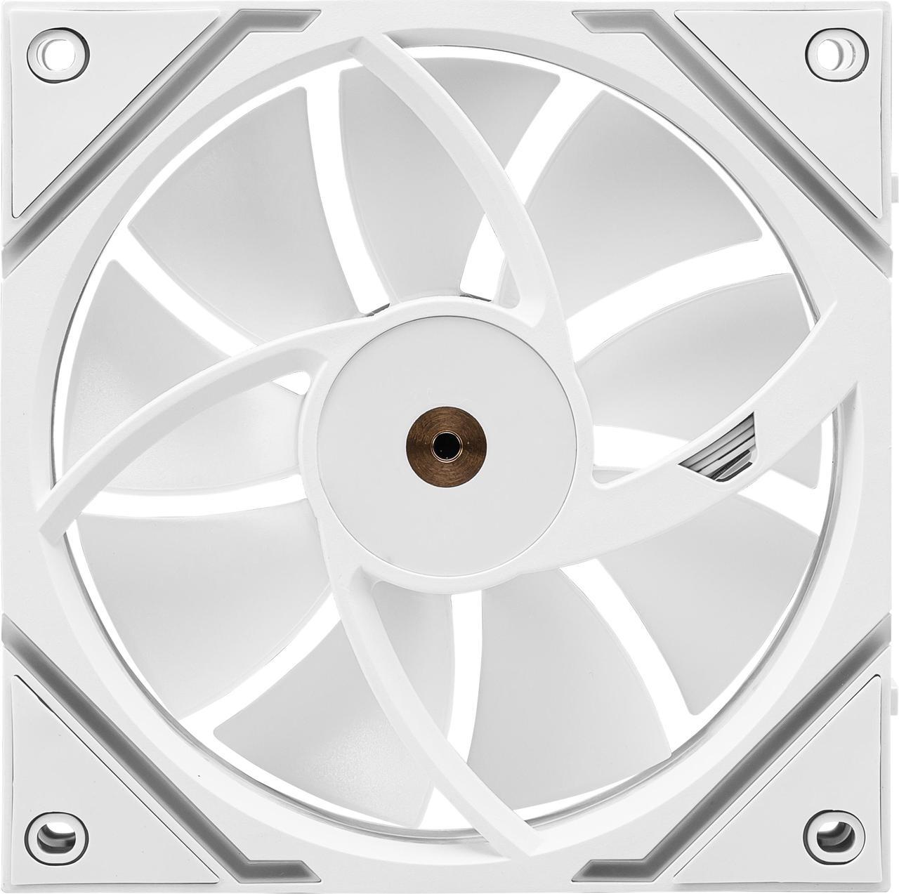 Alt view image 4 of 6 - MSI MPG EZ120 ARGB WHITE-1W Fan - 120mm ARGB Fan, Fluid Dynamic Bearing with Extra nut Fixing, Mystic Light & Cooling Wizard Support with MSI motherboards, 1900RPM, 2 Years Warranty