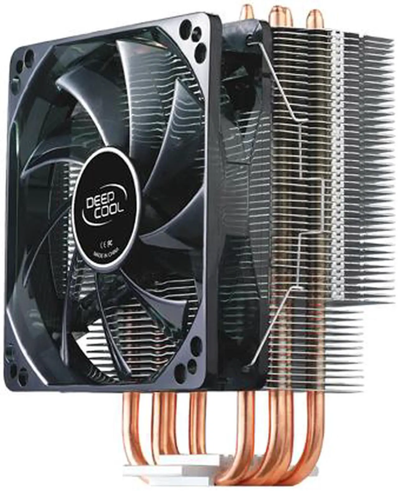 Alt view image 3 of 8 - DEEPCOOL GAMMAXX 400 CPU Air Cooler 4 Direct Contact Heatpipes, 120mm PWM Fan with Blue LED, Multi-platform Intel/AMD CPUs (AM4 Compatible)