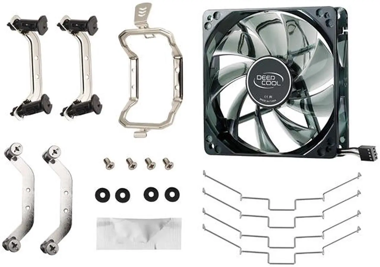 Alt view image 7 of 8 - DEEPCOOL GAMMAXX 400 CPU Air Cooler 4 Direct Contact Heatpipes, 120mm PWM Fan with Blue LED, Multi-platform Intel/AMD CPUs (AM4 Compatible)
