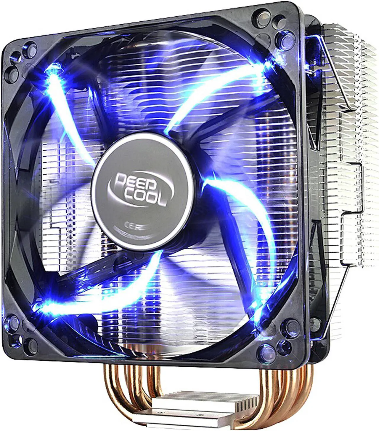 Main image of DEEPCOOL GAMMAXX 400 CPU Air Cooler 4 Direct Contact Heatpipes, 120mm PWM Fan with Blue LED, Multi-platform Intel/AMD CPUs (AM4 Compatible)