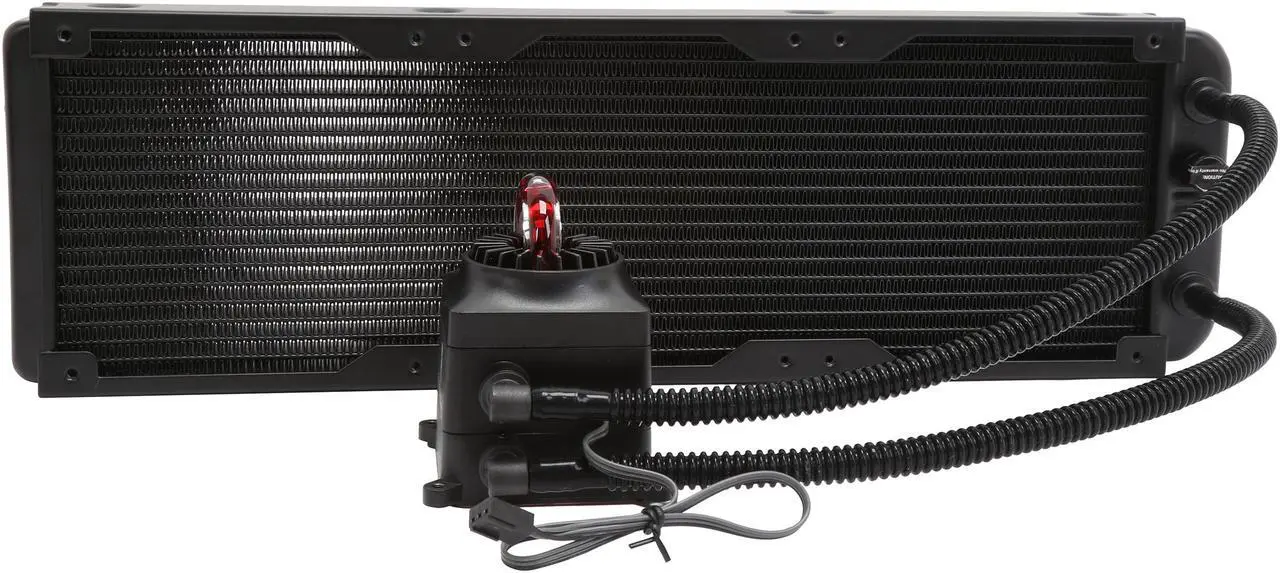 Alt view image 2 of 7 - DEEPCOOL Gamer Storm CAPTAIN 360 CPU Liquid Cooler AIO Water Cooling Ceramic Bearing Pump Visual Liquid Flow with 3 x 120mm FDB PWM Fan Rubber Coating Deep Silent Support LGA 2011-v3