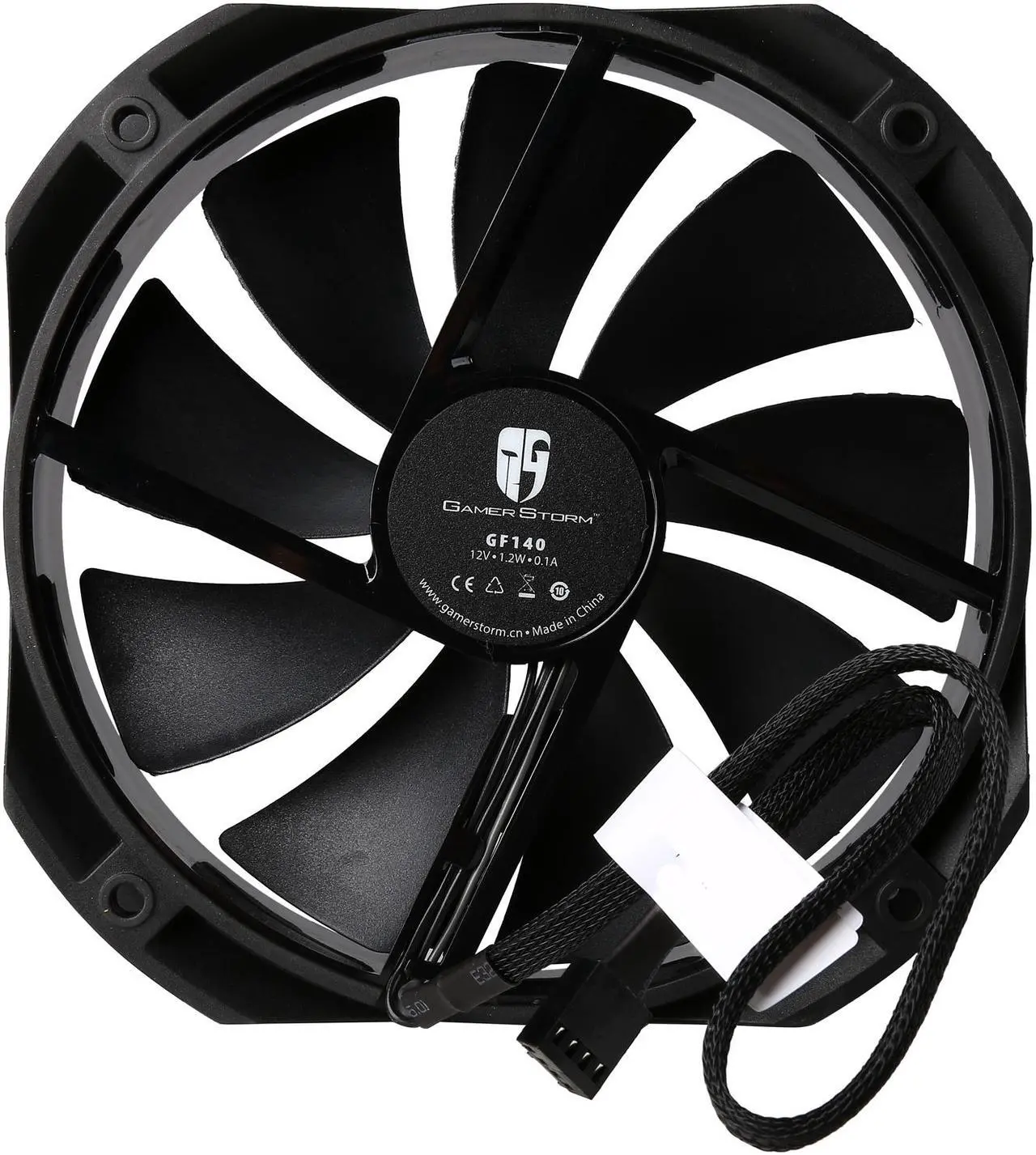 Alt view image 5 of 5 - DEEPCOOL GF 140 Black FDB Bearing PWM Fan Detachable, Rubber Coating De-vibration Deep Silent