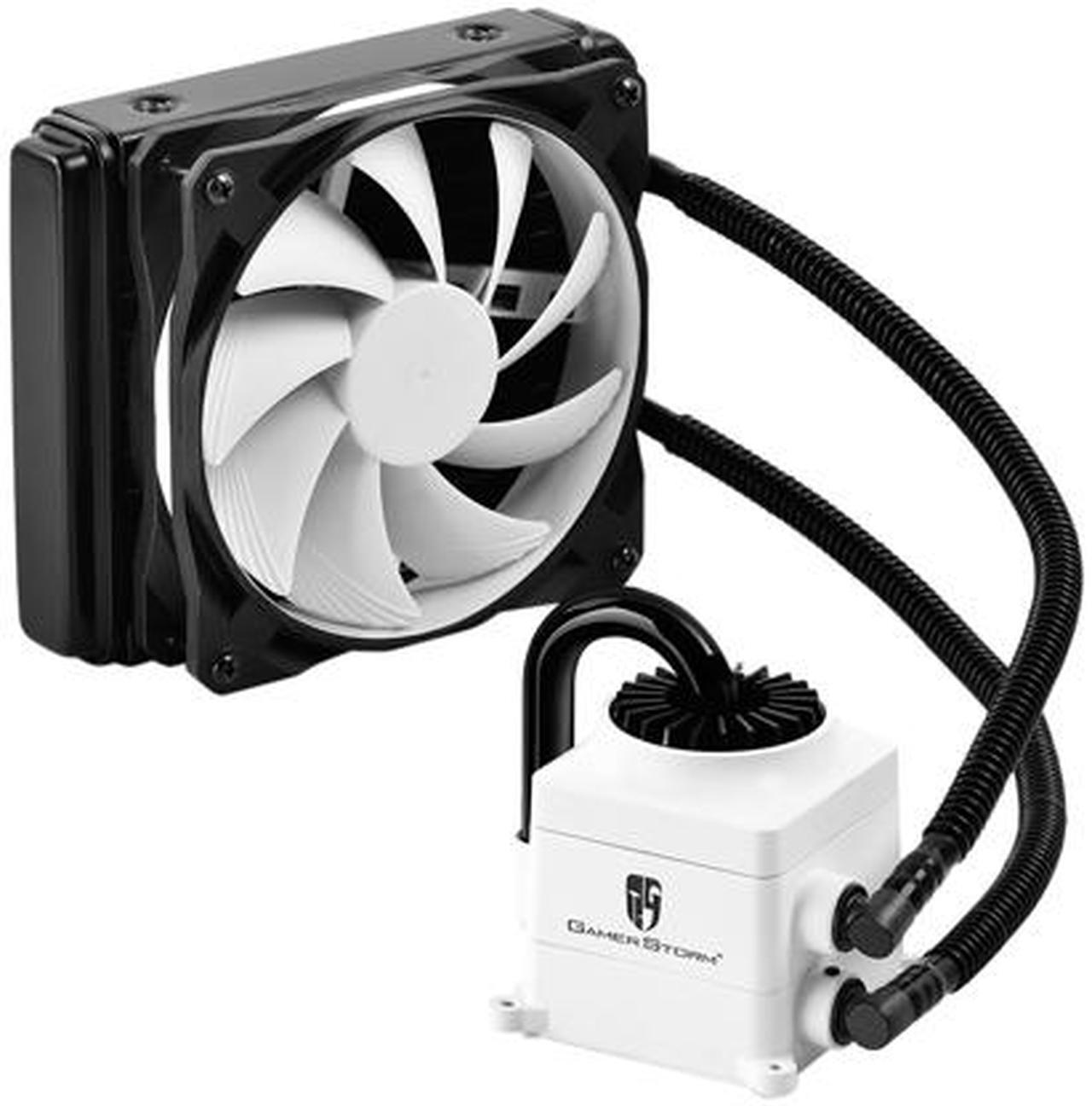Alt view image 2 of 10 - DEEPCOOL Gamer Storm CAPTAIN 120 CPU Liquid Cooler AIO Water Cooling Ceramic Bearing Pump Visual Liquid Flow with 120mm FDB PWM Fan Rubber Coating Deep Silent Support LGA 2011-v3