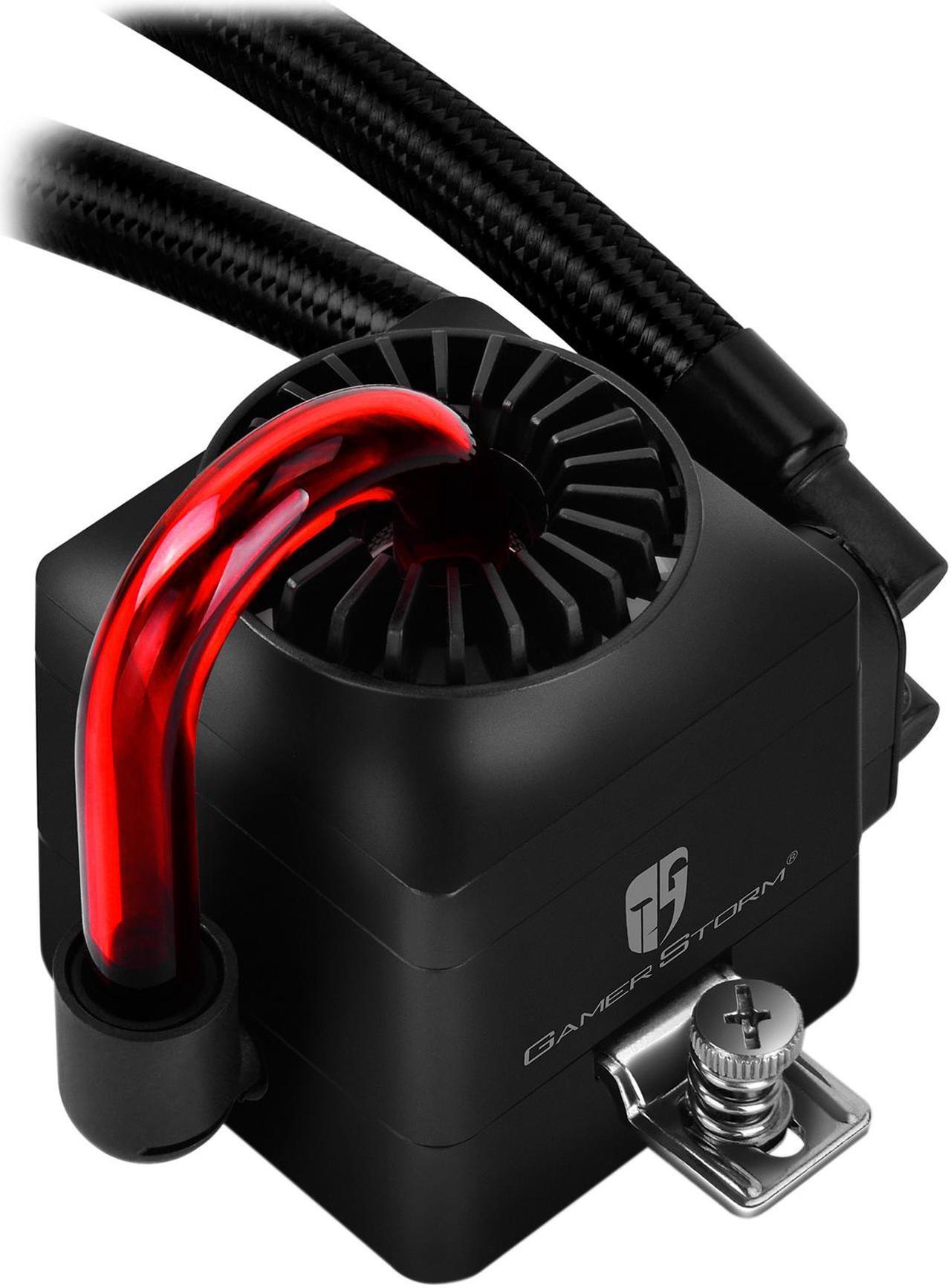 Alt view image 4 of 9 - DEEPCOOL Gamer Storm CAPTAIN 240EX-AIO CPU Liquid Cooler 240mm Ceramic Bearing Pump Visual Liquid Flow Metal Mounting Kit AM4 Compatible