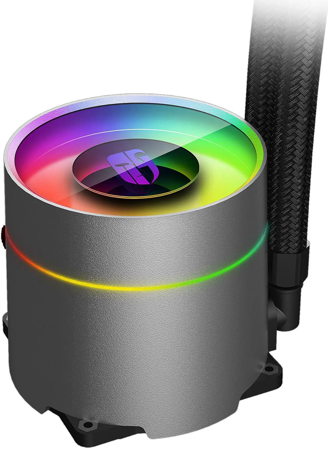 Alt view image 4 of 7 - DeepCool CASTLE 280EX AIO Liquid CPU Cooler, Anti-Leak Technology, Two TF140S PWM Fans, Addressable RGB Controller and 5V 3-Pin Motherboard