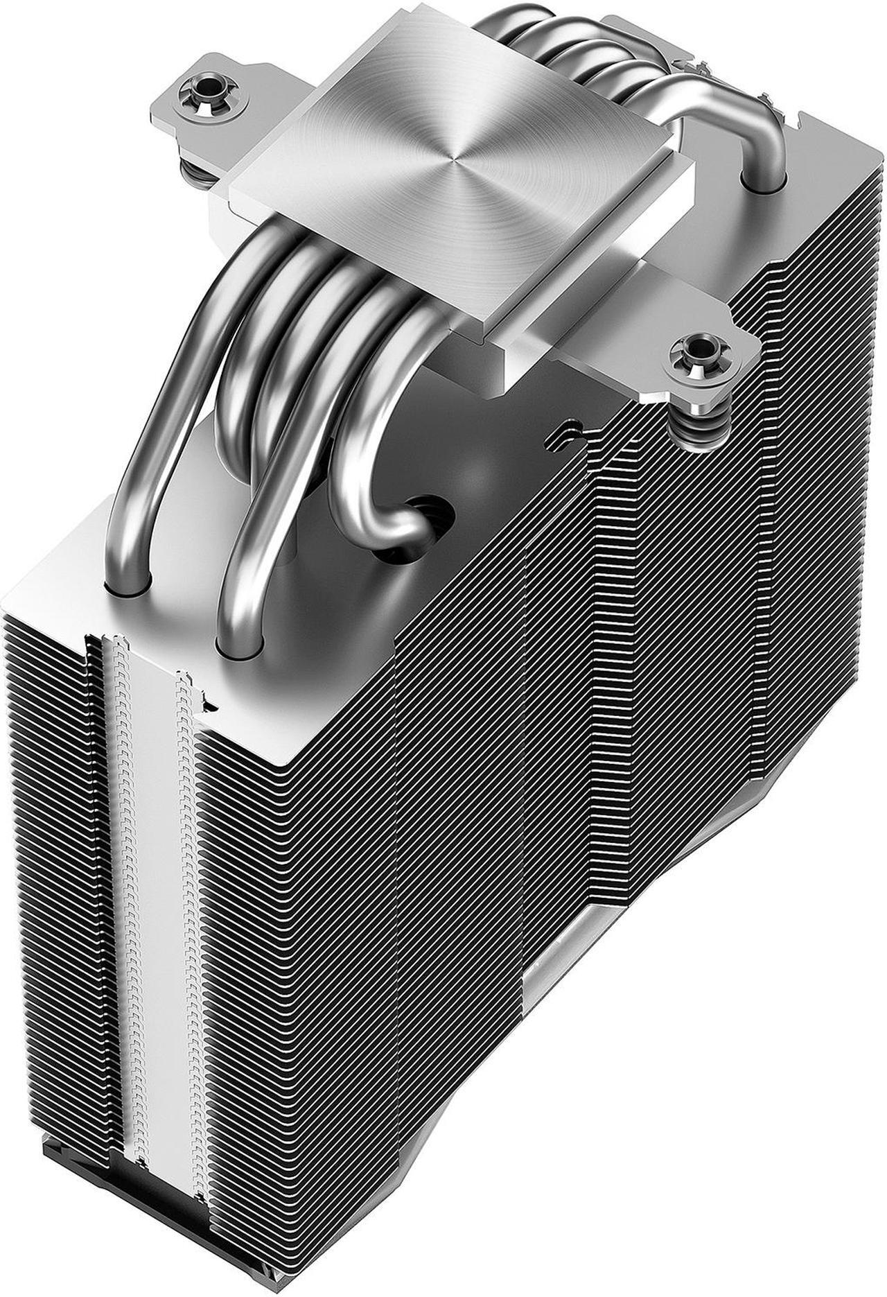 Alt view image 5 of 10 - DeepCool AS500 CPU Air Cooler, Universal RAM Height Compatibility, 140mm PWM Fan, A-RGB Top Cover, 5 heat pipe design for Intel Core/AMD Ryzen CPUs