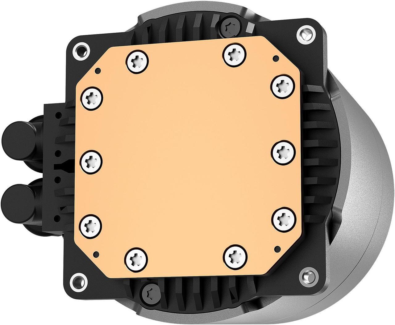 Alt view image 5 of 9 - DeepCool CASTLE 360EX A-RGB AIO Liquid CPU Cooler with Anti-Leak Technology, 3x 120mm CF120 Fans, Included Controller and 5V A-RGB Motherboard Sync support, Intel 115X/1200/2066, AMD TR4/AM4
