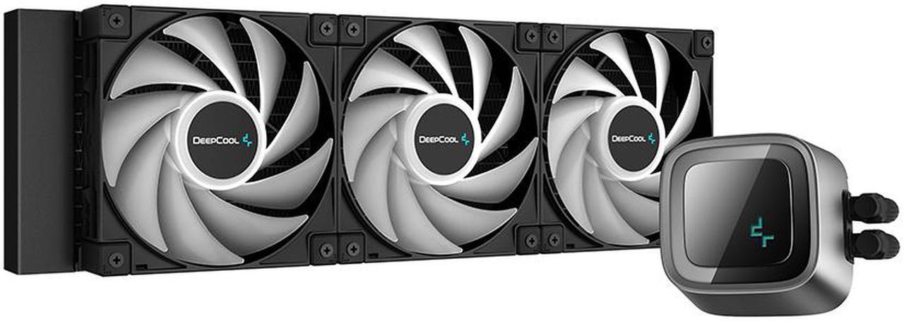 Alt view image 3 of 9 - DEEPCOOL LS720 R-LS720-BKAMNT-G-1 FN1749 Simple Water Cooling CPU Cooler with ARGB Fan, 14.2 inches (360 mm)