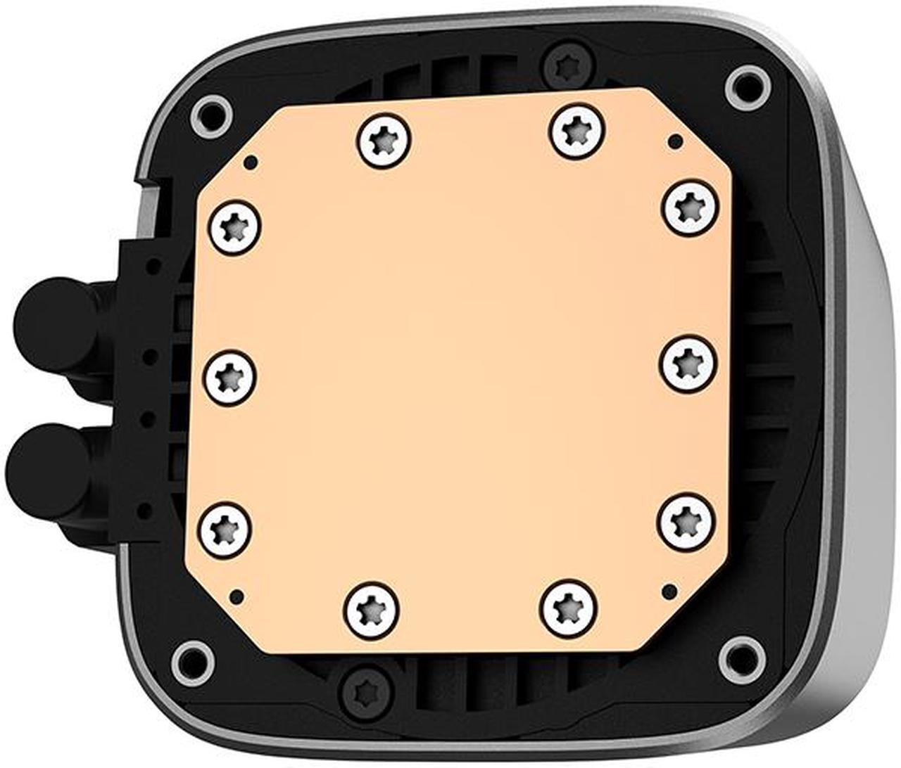 Alt view image 5 of 9 - DEEPCOOL LS720 R-LS720-BKAMNT-G-1 FN1749 Simple Water Cooling CPU Cooler with ARGB Fan, 14.2 inches (360 mm)
