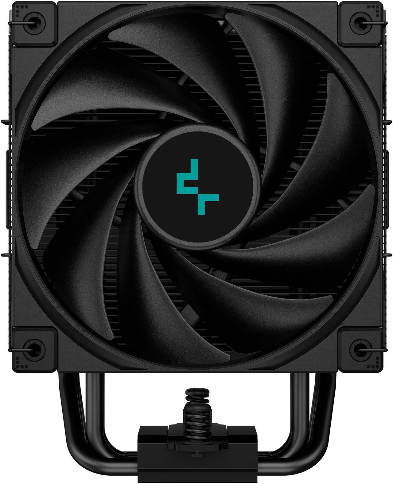 Alt view image 4 of 10 - DeepCool AK500 ZERO DARK High-Performance CPU Cooler, 5 Copper Heat Pipes, Single-Tower Heatsink, 120mm FDB PWM Fan, 240W TDP