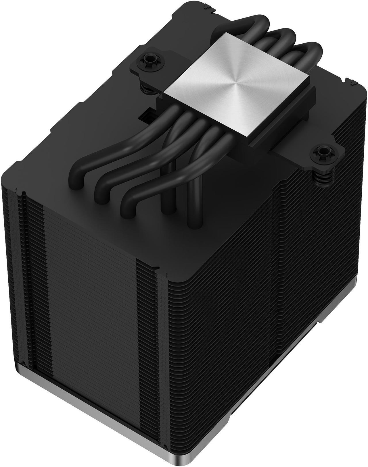 Alt view image 6 of 10 - DeepCool AK500 ZERO DARK High-Performance CPU Cooler, 5 Copper Heat Pipes, Single-Tower Heatsink, 120mm FDB PWM Fan, 240W TDP
