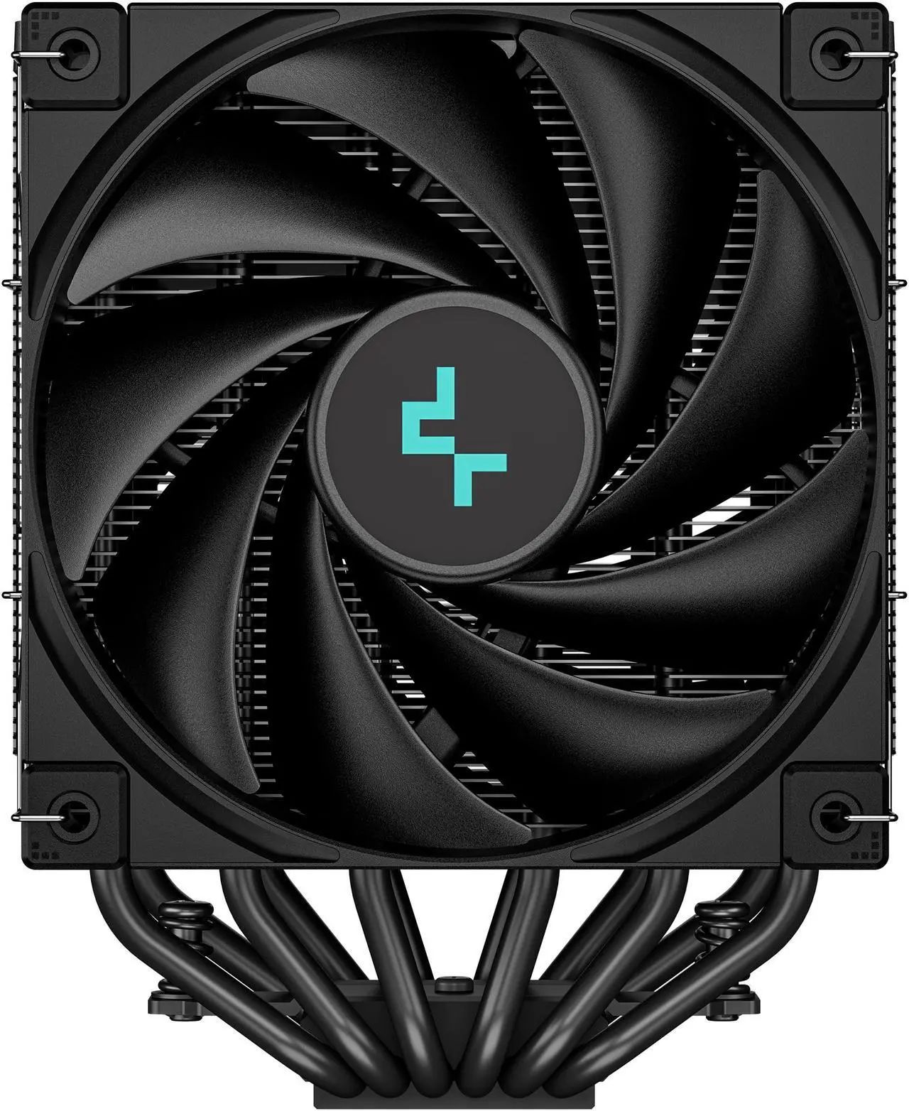 Alt view image 4 of 10 - DeepCool AK620 ZERO DARK High-Performance CPU Cooler, Dual-Tower Design, 2x 120mm Fluid Dynamic Bearing Fans, 6 Copper Heat Pipes, 260W TDP