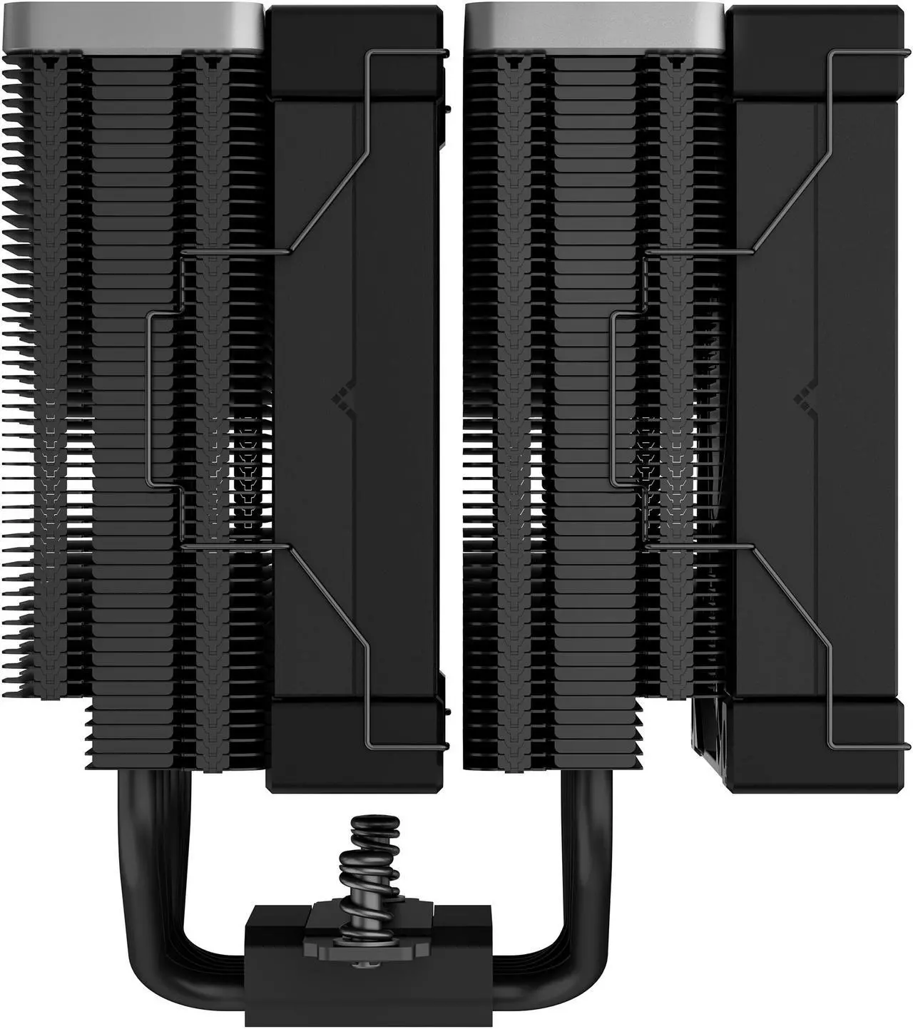 Alt view image 5 of 10 - DeepCool AK620 ZERO DARK High-Performance CPU Cooler, Dual-Tower Design, 2x 120mm Fluid Dynamic Bearing Fans, 6 Copper Heat Pipes, 260W TDP