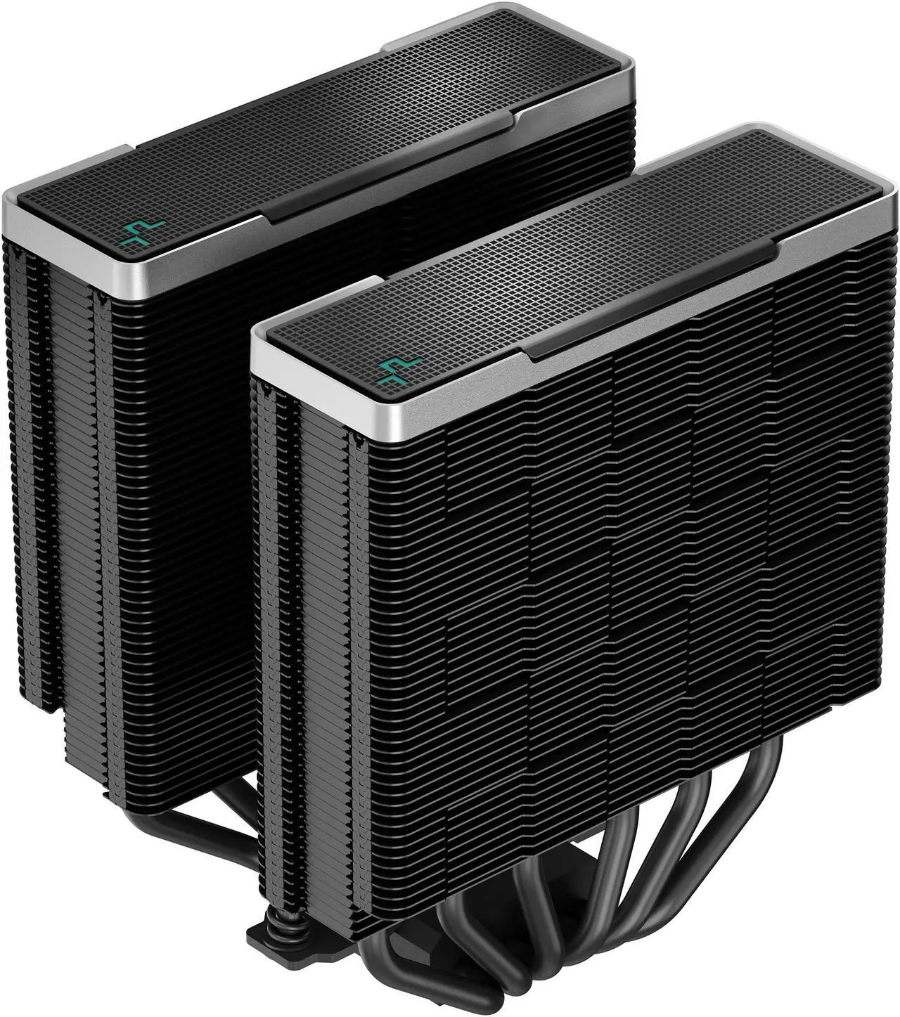 Alt view image 7 of 10 - DeepCool AK620 ZERO DARK High-Performance CPU Cooler, Dual-Tower Design, 2x 120mm Fluid Dynamic Bearing Fans, 6 Copper Heat Pipes, 260W TDP