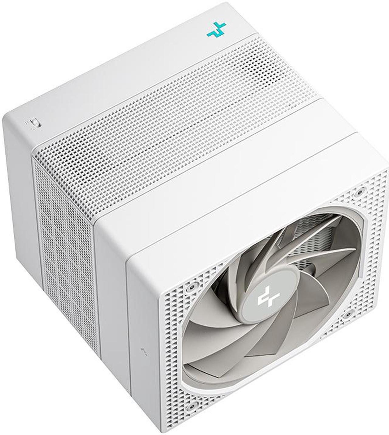 Alt view image 8 of 14 - Deepcool ASSASSIN IV WH Premium CPU Air Cooler, Dual-Tower, 120/140mm FDB Fan Configuration, 7 Copper Heat Pipes, Quiet/Peformance Mode Switch
