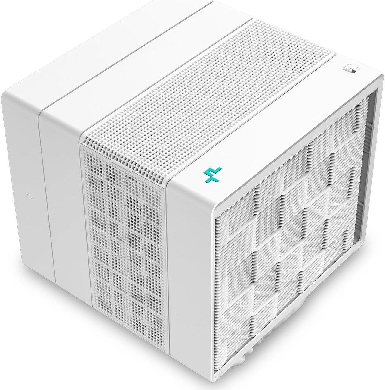 Alt view image 9 of 14 - Deepcool ASSASSIN IV WH Premium CPU Air Cooler, Dual-Tower, 120/140mm FDB Fan Configuration, 7 Copper Heat Pipes, Quiet/Peformance Mode Switch