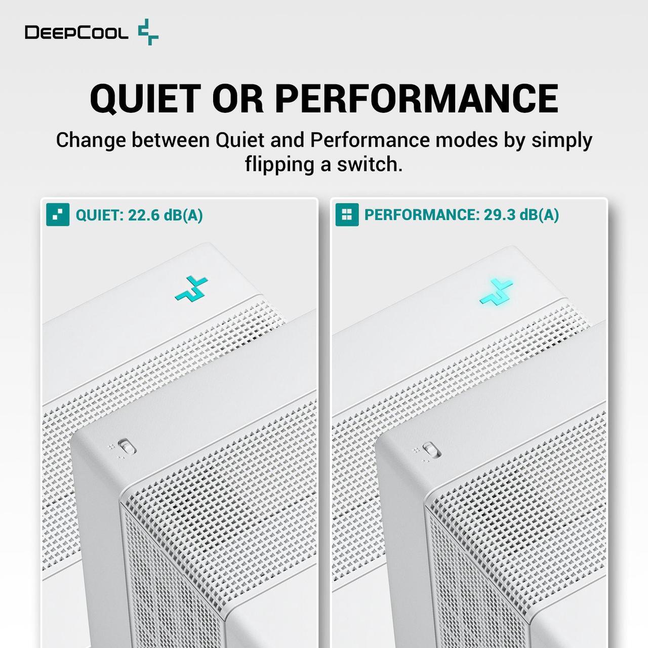 Alt view image 11 of 14 - Deepcool ASSASSIN IV WH Premium CPU Air Cooler, Dual-Tower, 120/140mm FDB Fan Configuration, 7 Copper Heat Pipes, Quiet/Peformance Mode Switch