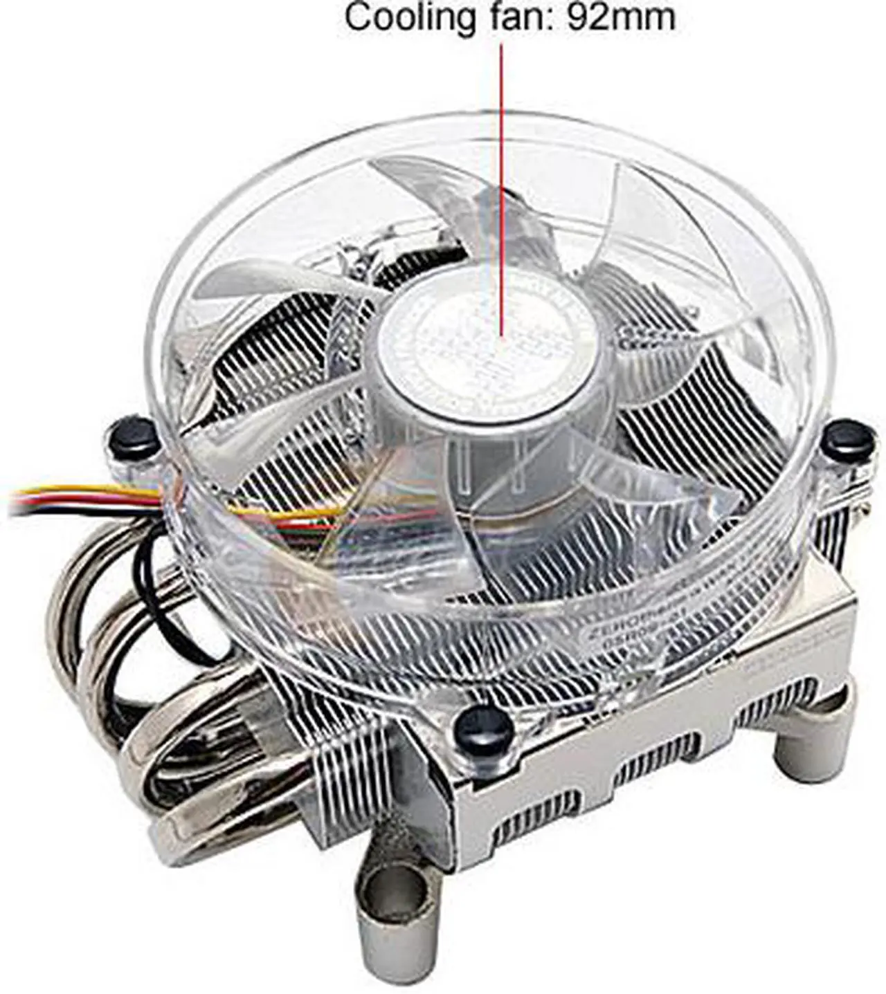 Alt view image 2 of 7 - ZEROtherm CF800 92mm CPU Cooler