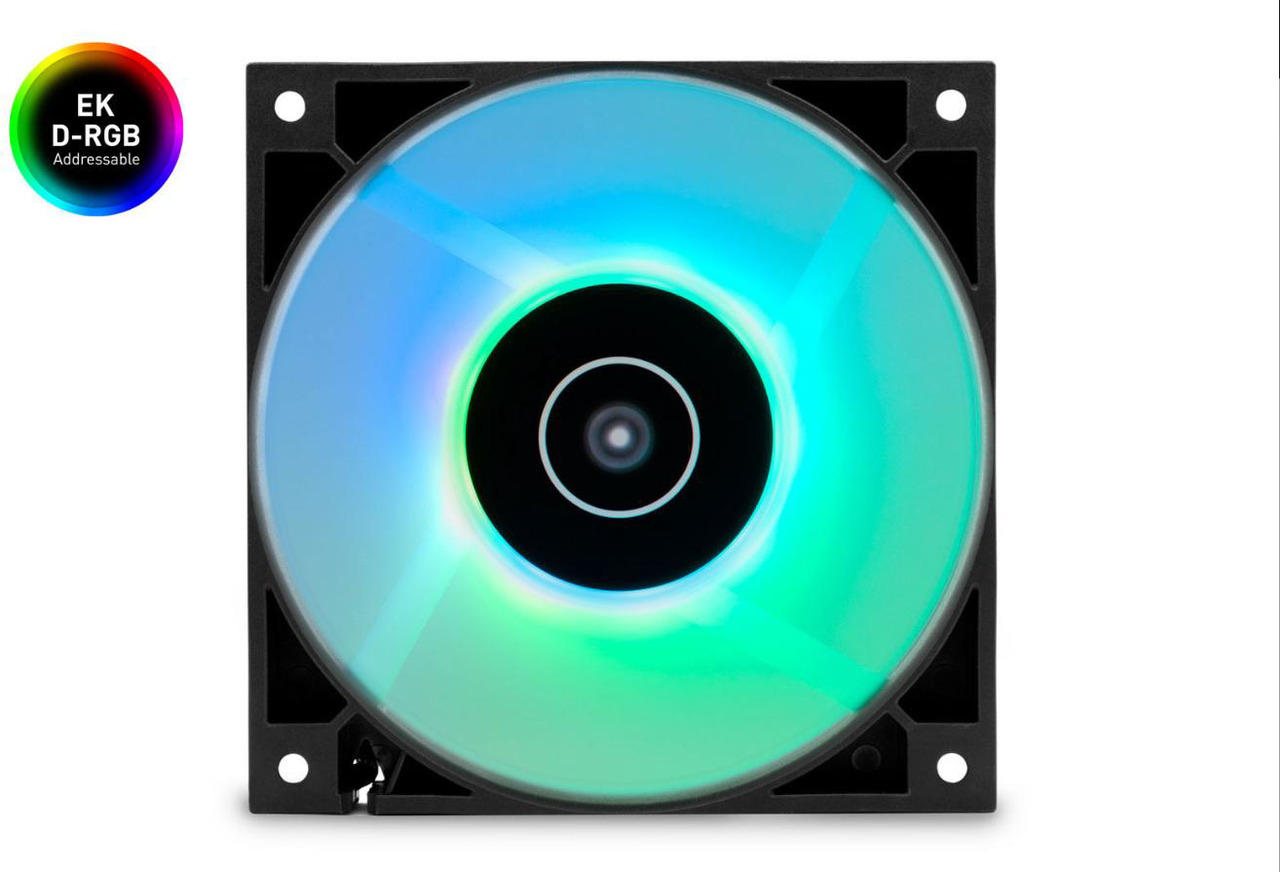 Open Box: EK-Vardar S 120ER D-RGB 120mm Addressable RGB PC Case Fan, 2200 RPM High Static Pressure PWM Fan, Sleeve Bearing, 4-Pin PWM + 3-Pin 5V ARGB - Newegg.com - Open Box condition - Image 5
