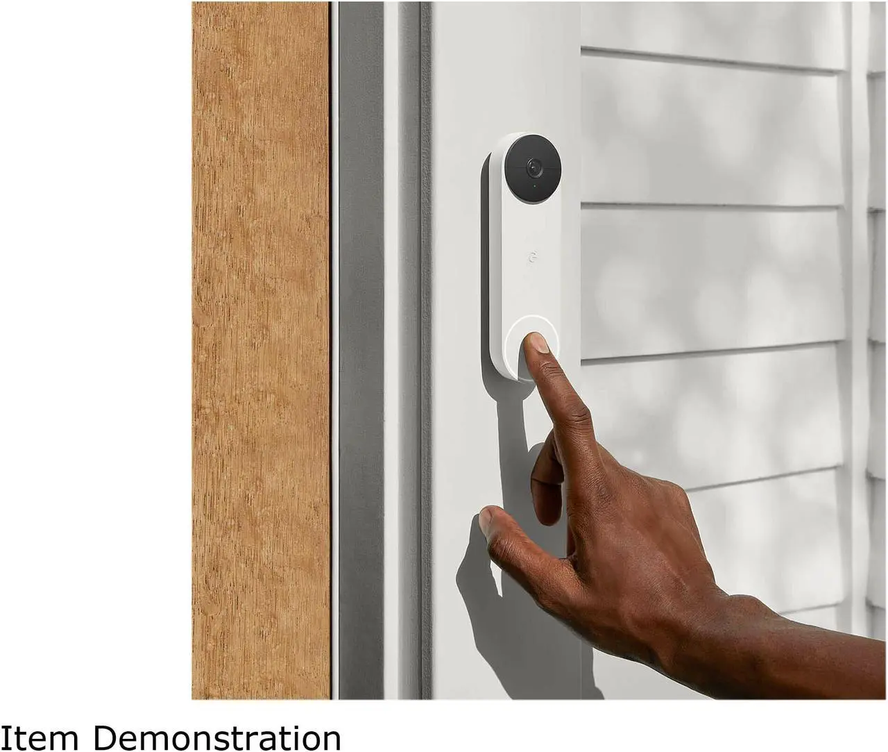 Alt view image 6 of 9 - Nest Doorbell with battery, Snow