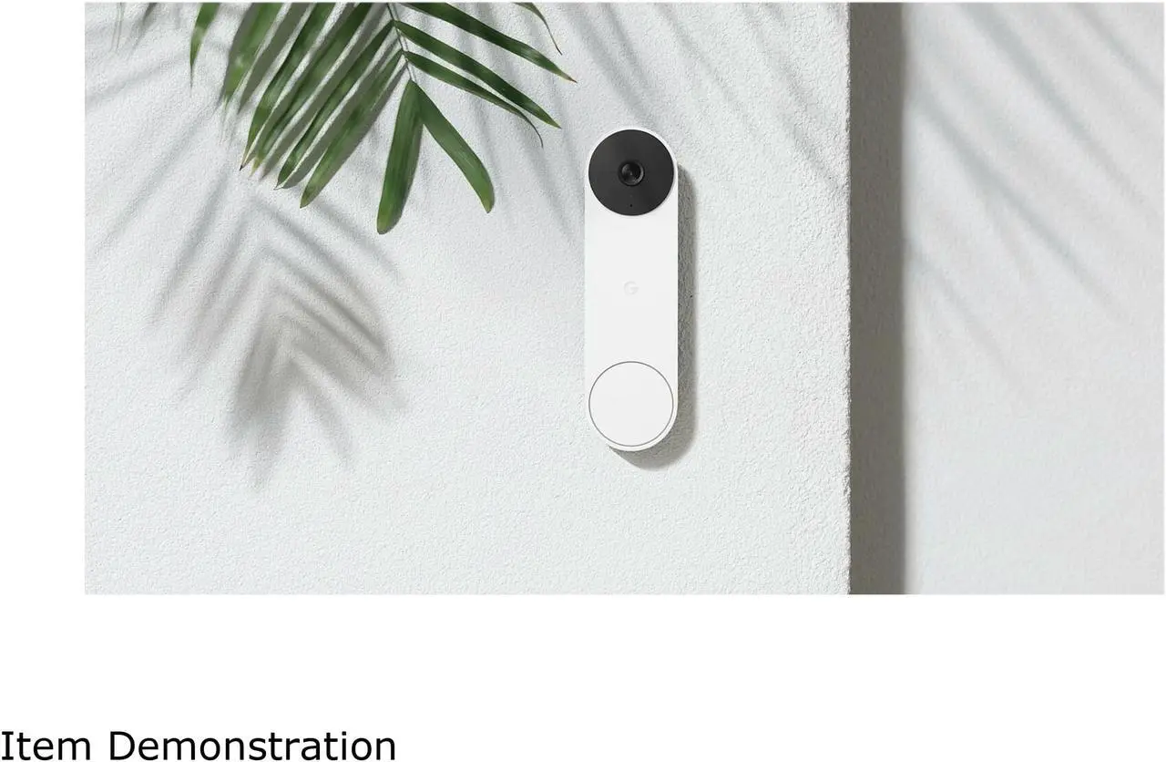 Alt view image 8 of 9 - Nest Doorbell with battery, Snow