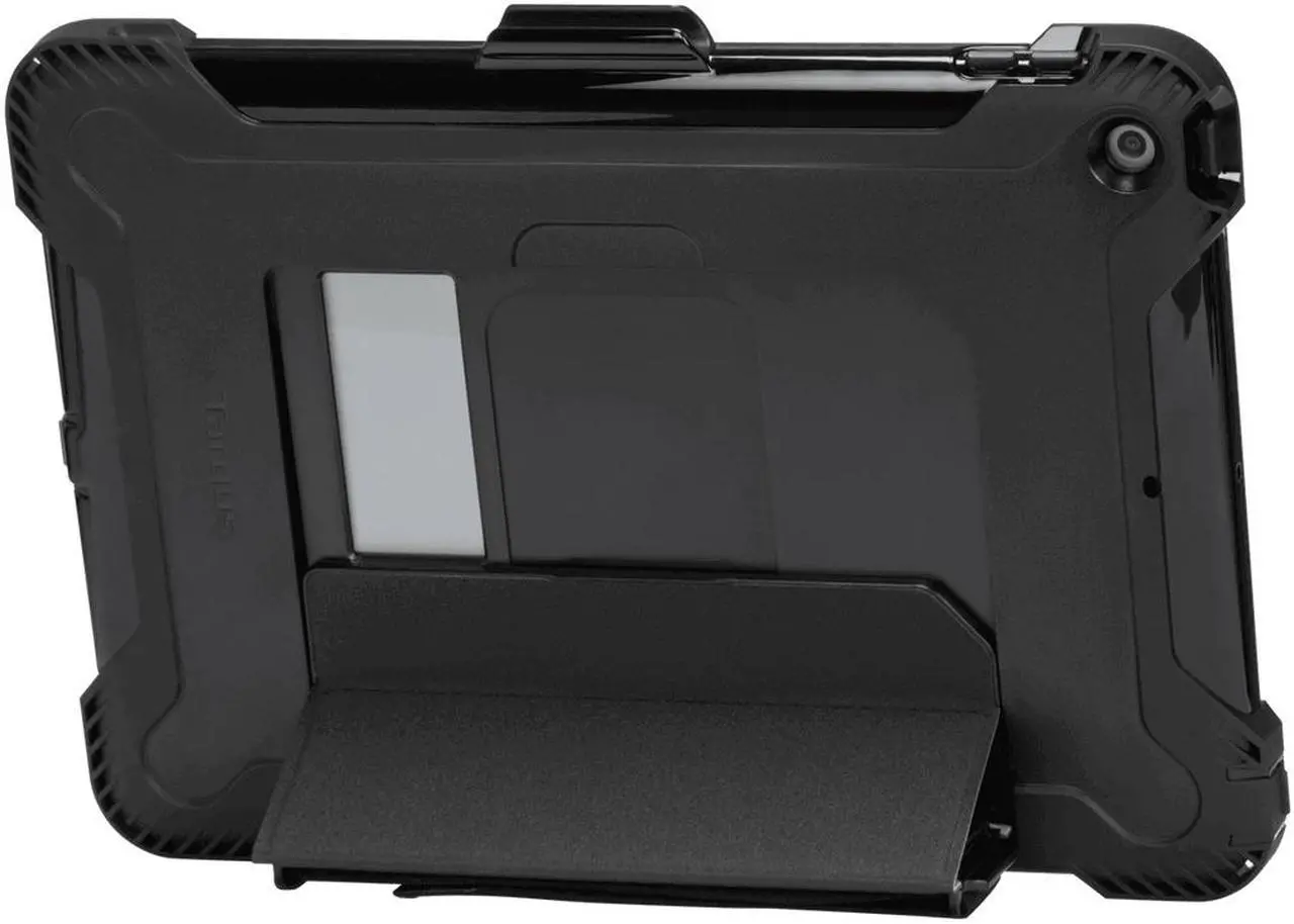 Alt view image 2 of 6 - Targus SafePort Rugged Case for iPad 10.2-inch (Black) - For Apple iPad Air, iPad Pro, iPad (7th Generation), iPad (9th Generation), iPad (8th Generation) Tablet - Black - THD498GLZ