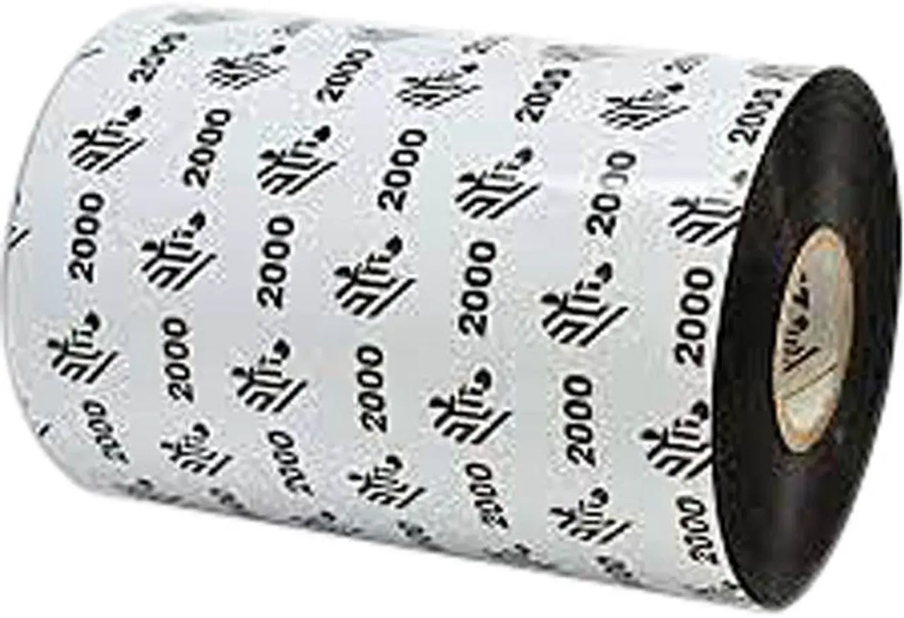 Main image of Zebra Wax Ribbon 3.27inx1476ft 2000 Standard 1in core