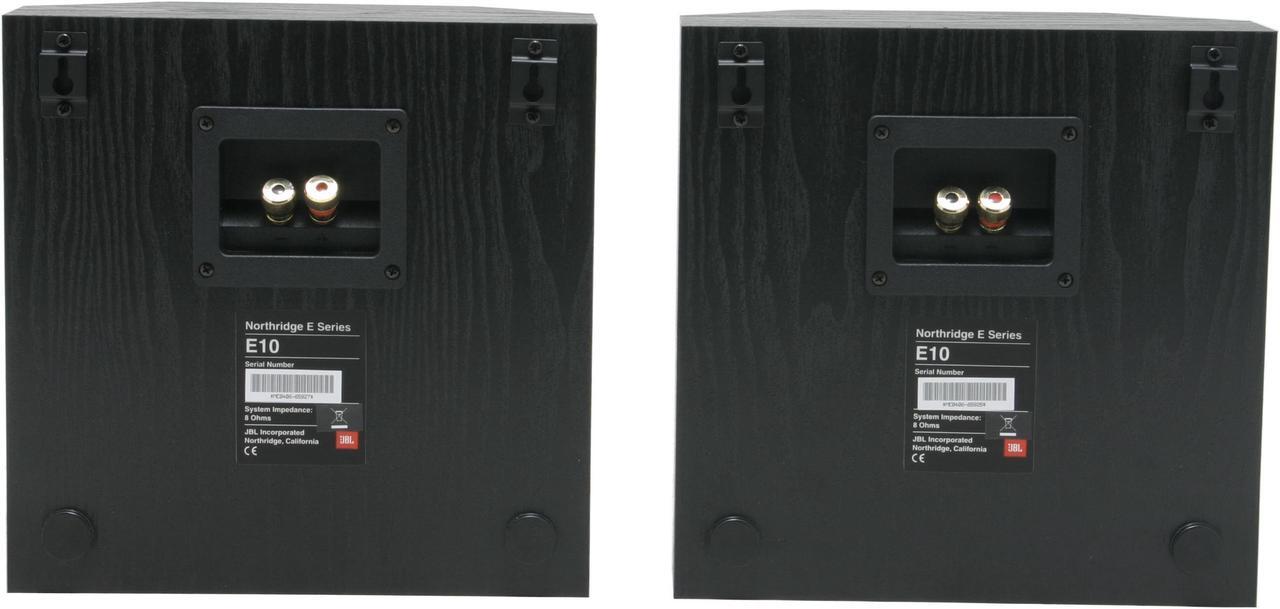 Alt view image 5 of 7 - JBL NORTHRIDGE E E10(Black Ash)- Pair 50 watts Continuous Power, 200 Watts Peak Power 2.0 Speaker