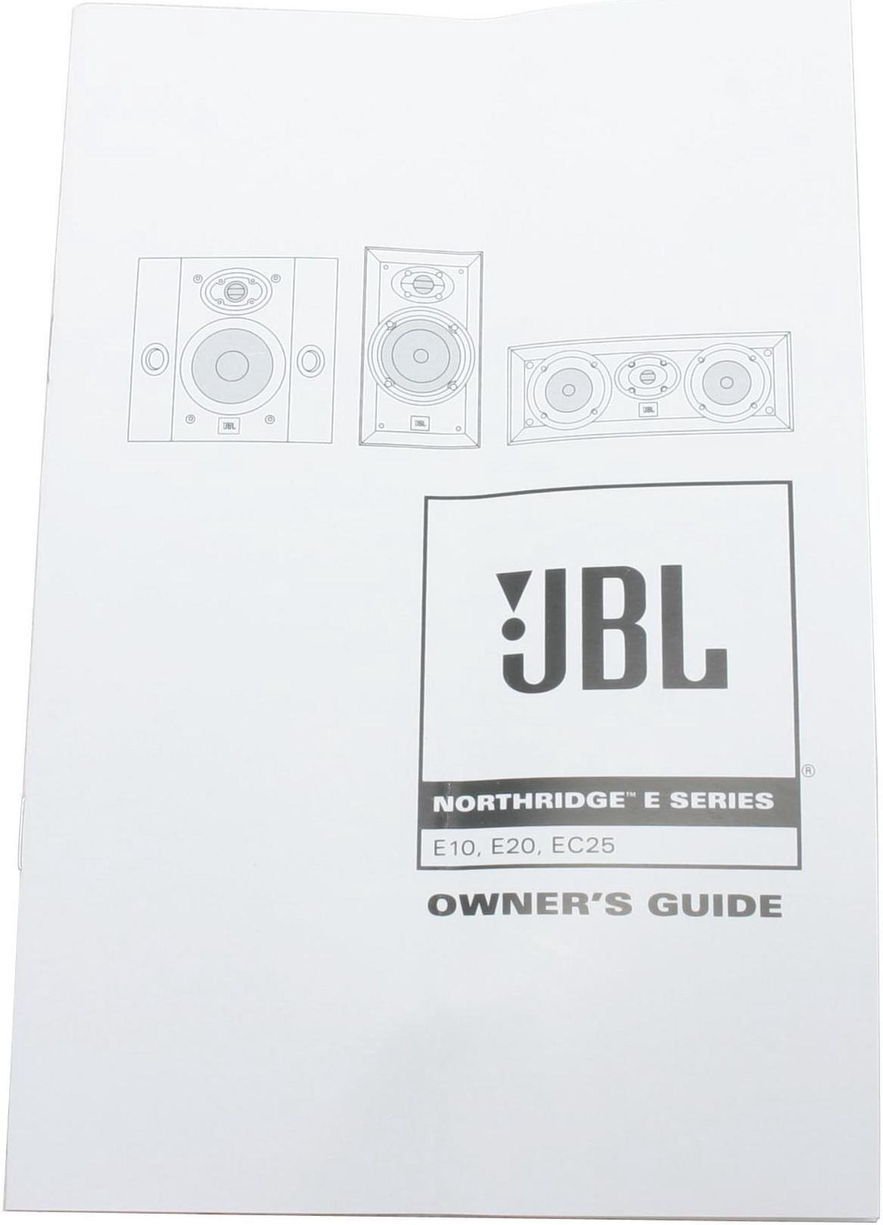 Alt view image 6 of 7 - JBL NORTHRIDGE E E10(Black Ash)- Pair 50 watts Continuous Power, 200 Watts Peak Power 2.0 Speaker