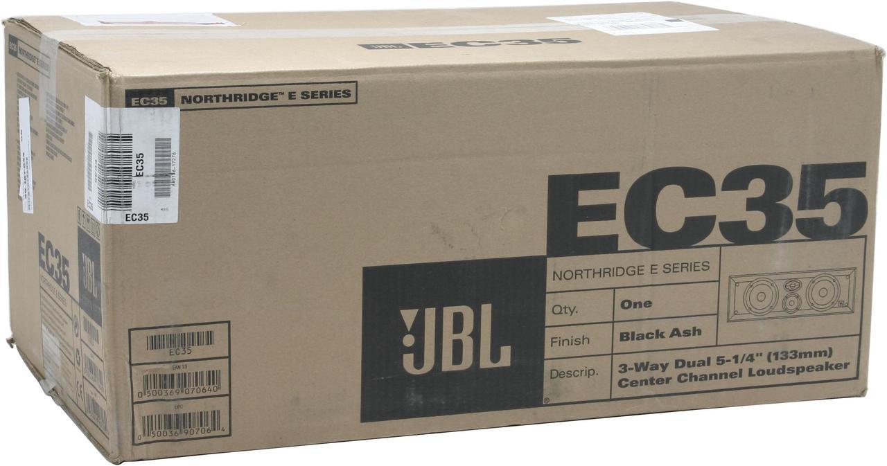 Alt view image 7 of 7 - JBL NORTHRIDGE E EC35 Center Channel (Black Ash) 75 watts Continuous Power, 300 Watts Peak Power Each Speaker