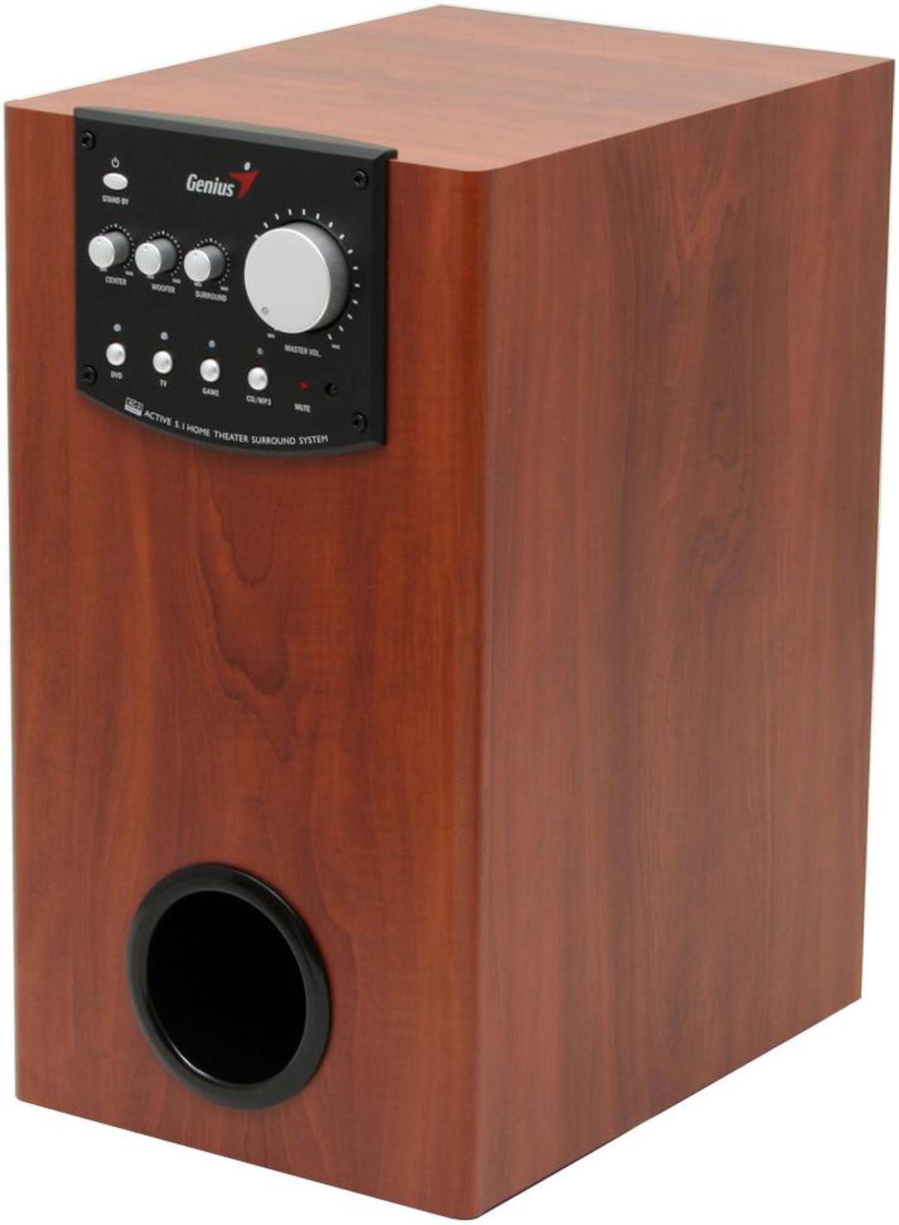 Alt view image 2 of 14 - Genius SW-HF5.1 5000 150 watts 5.1 5.1 Home Theater Speaker System