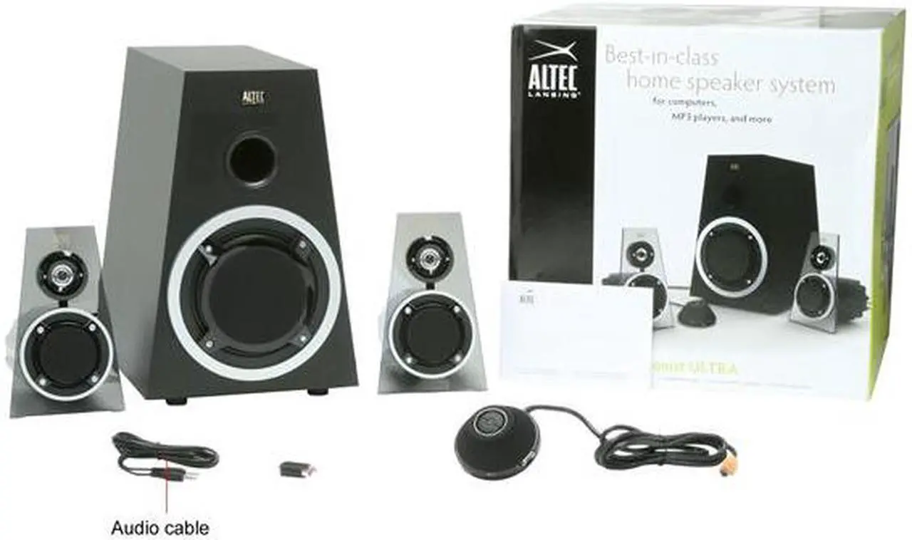 Alt view image 5 of 5 - ALTEC LANSING MX6021 200 Watts RMS 2.1 Expressionist Ultra Speaker System