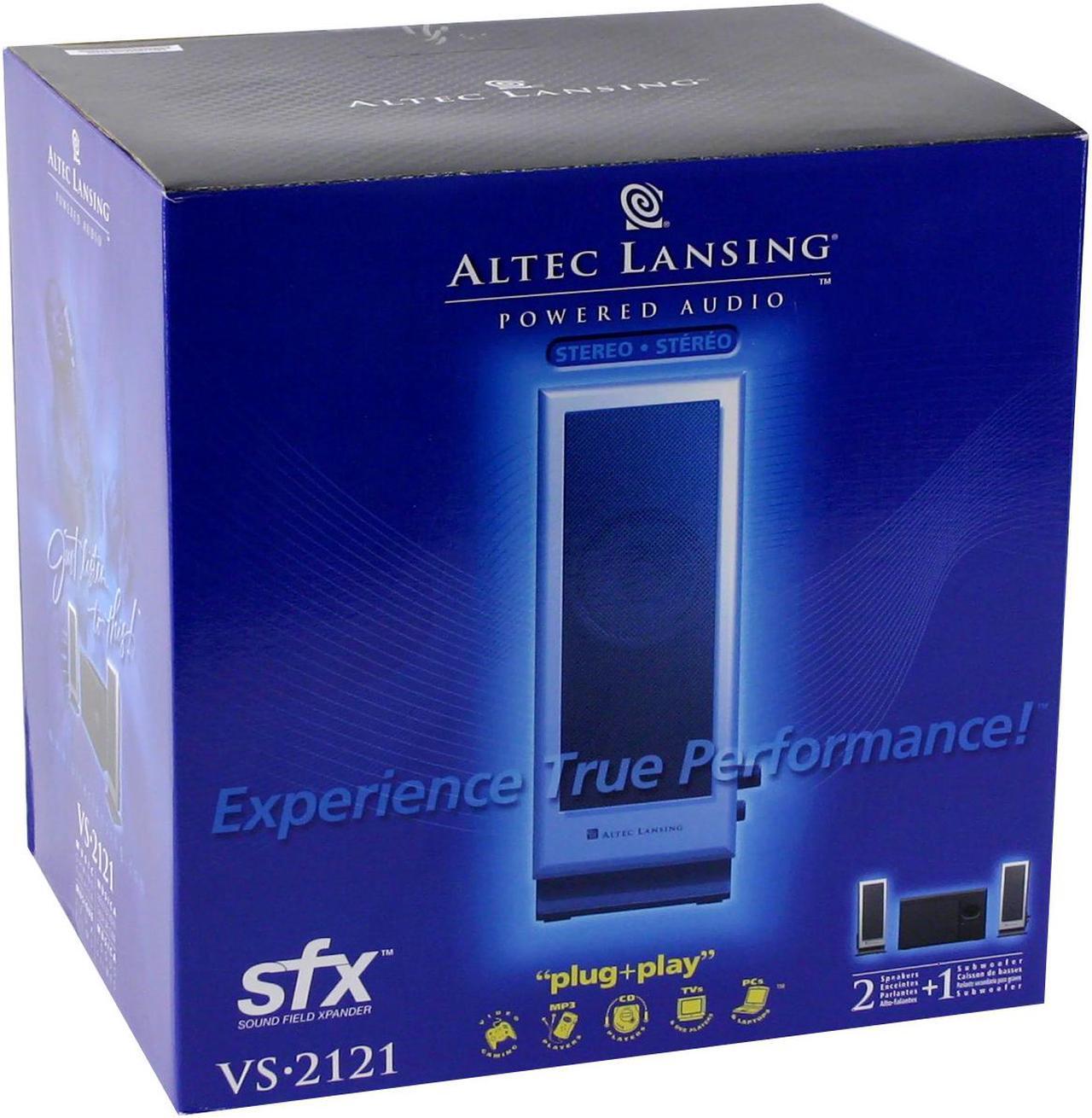 Alt view image 4 of 4 - ALTEC LANSING VS2121 28 W 2.1 Speaker