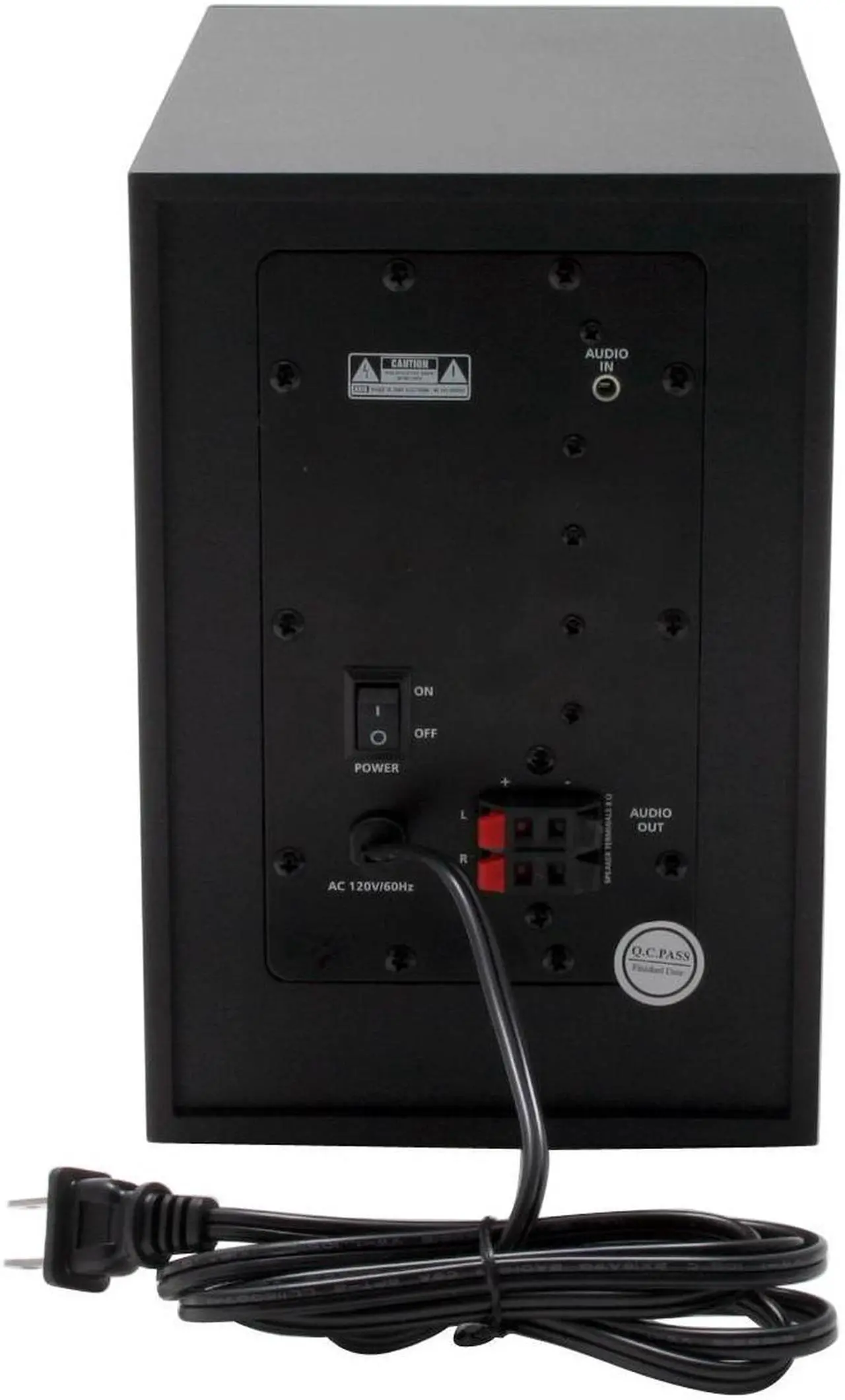 1 POWERED AUDIO System Altec Lansing Noir Model:121I AC 230V≃ 50Hz PC