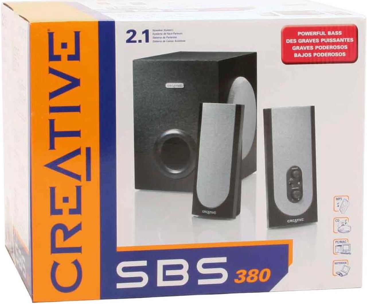 Alt view image 6 of 6 - Creative SBS 380 12 Watts 2.1 Speaker