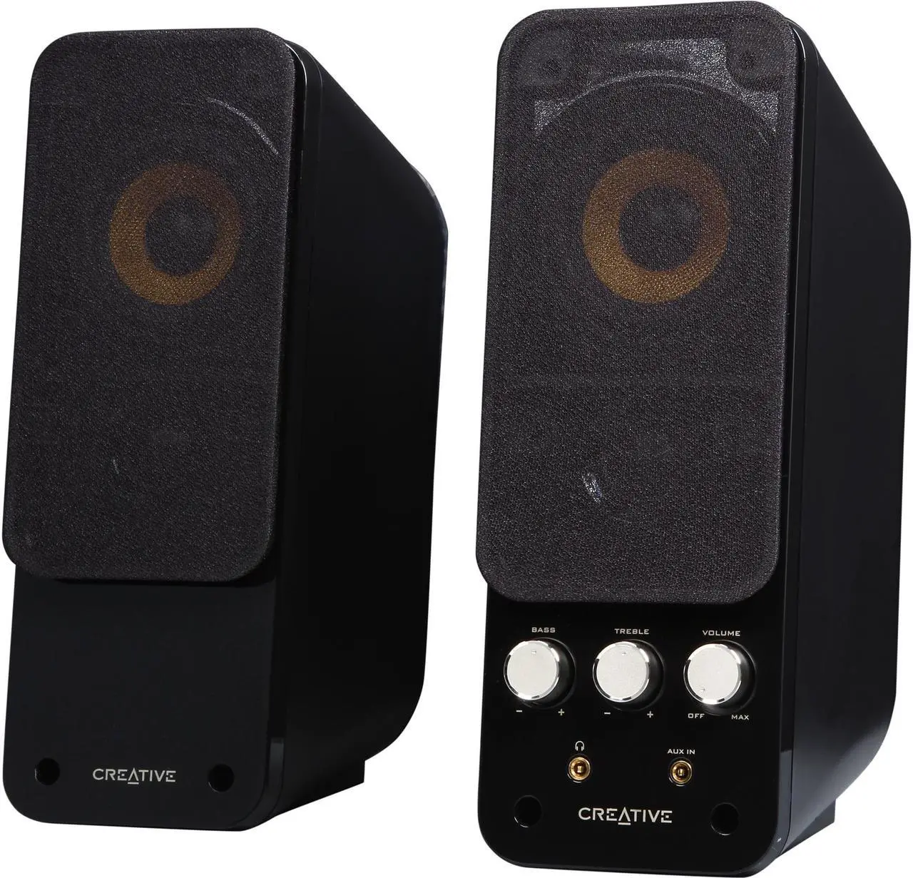 Main image of Creative Creative Labs 51MF1610AA002 GigaWorks T20 Series II 2.0 Multimedia Speaker System with BasXPort Technology (2.0 System) GigaWorks T20 Series II 28 Watts RMS 2.0 Multimedia Speakers