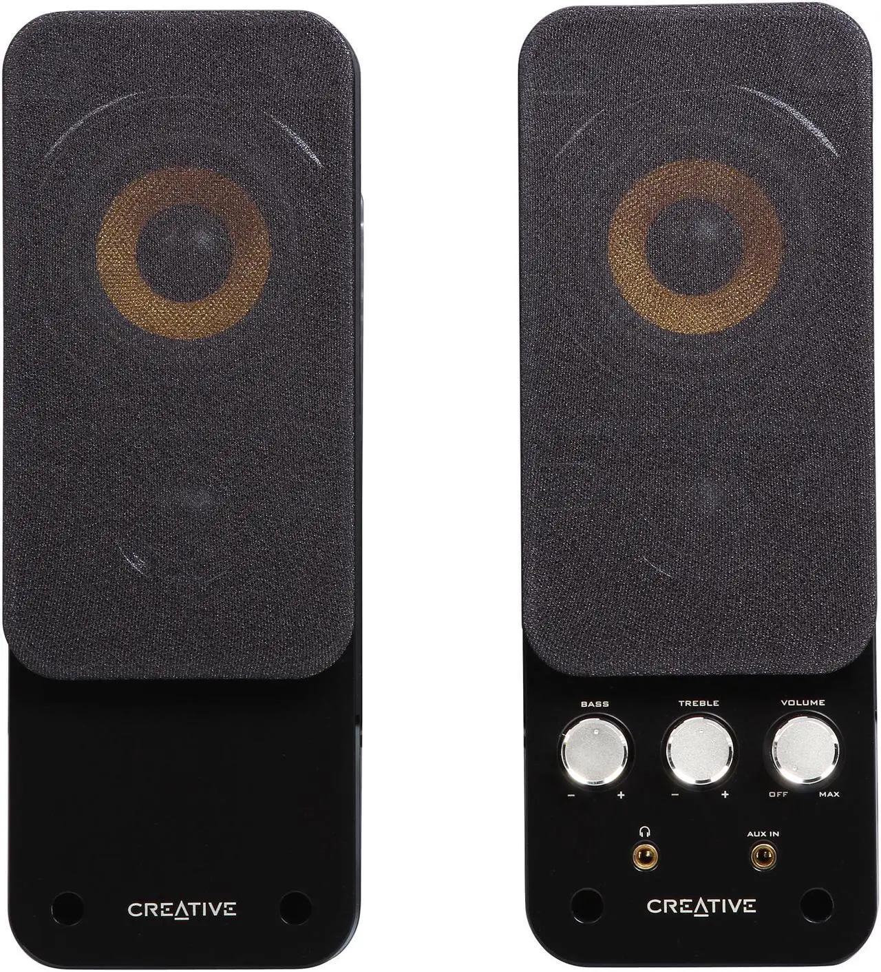 Alt view image 3 of 6 - Creative Creative Labs 51MF1610AA002 GigaWorks T20 Series II 2.0 Multimedia Speaker System with BasXPort Technology (2.0 System) GigaWorks T20 Series II 28 Watts RMS 2.0 Multimedia Speakers