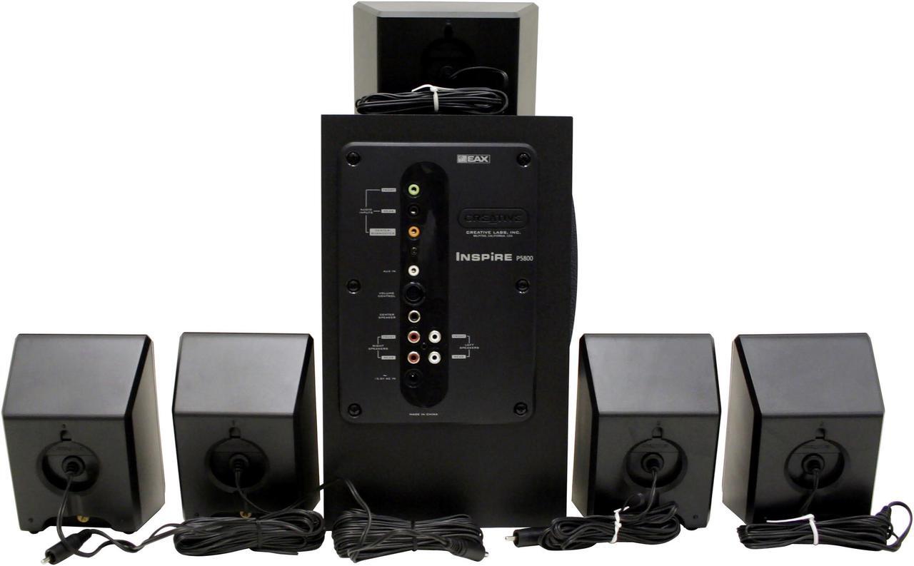 Alt view image 3 of 5 - Creative Inspire 5800 72 Watts 5.1 Speaker
