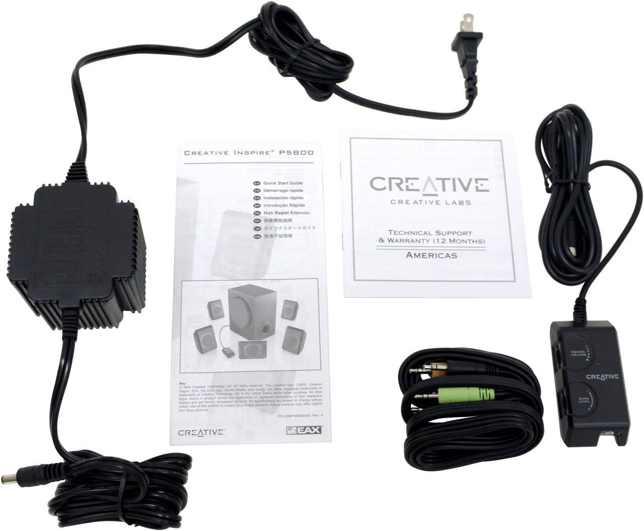 Alt view image 4 of 5 - Creative Inspire 5800 72 Watts 5.1 Speaker