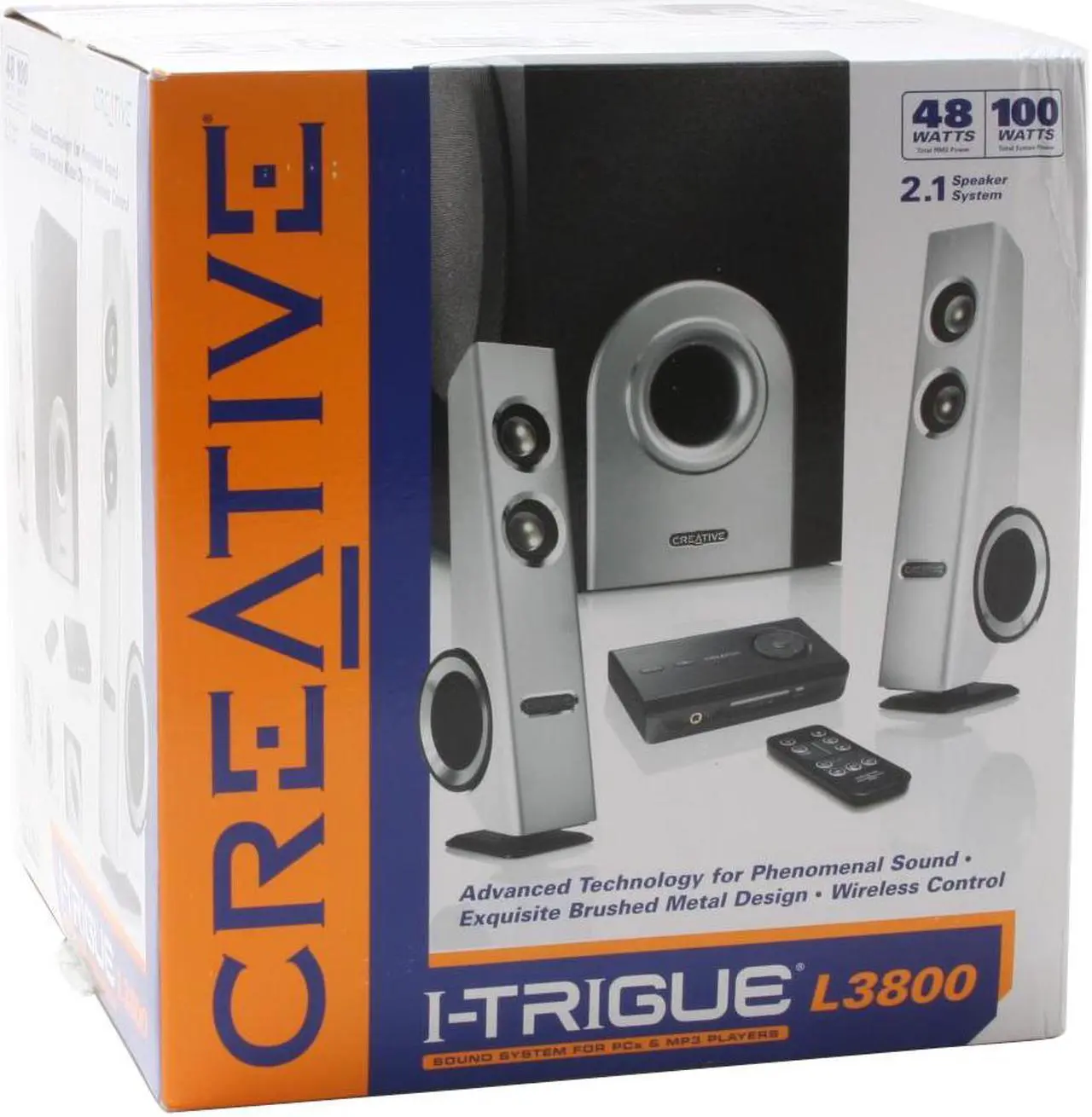 Alt view image 7 of 7 - Creative I-TRIGUE L3800 48 Watts 2.1 Speaker