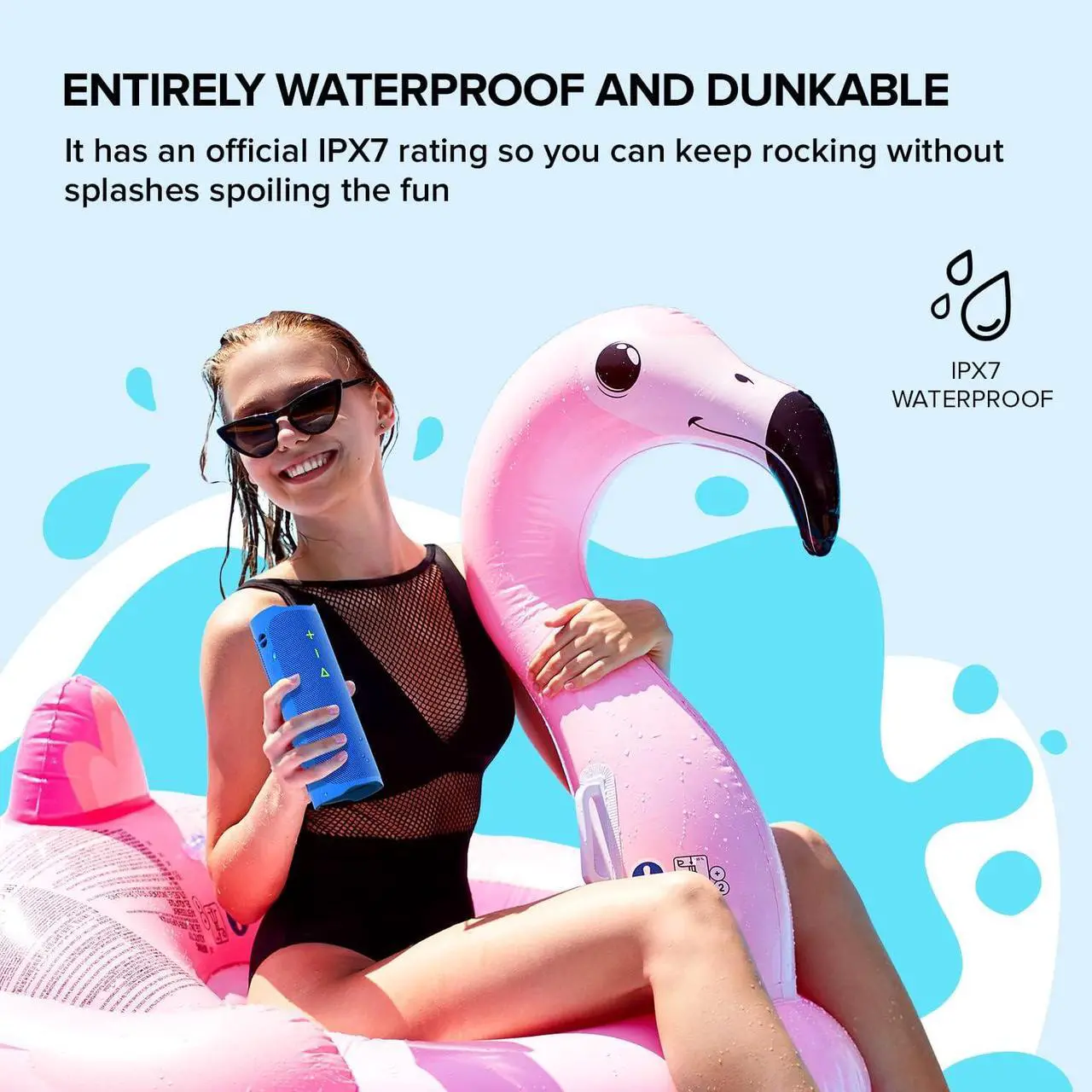 Alt view image 5 of 7 - Creative MUVO GO MUVO GO Portable Speaker with Up to 18 Hours of Battery Life, IPX7 Waterproof Bluetooth® 5.3 Green