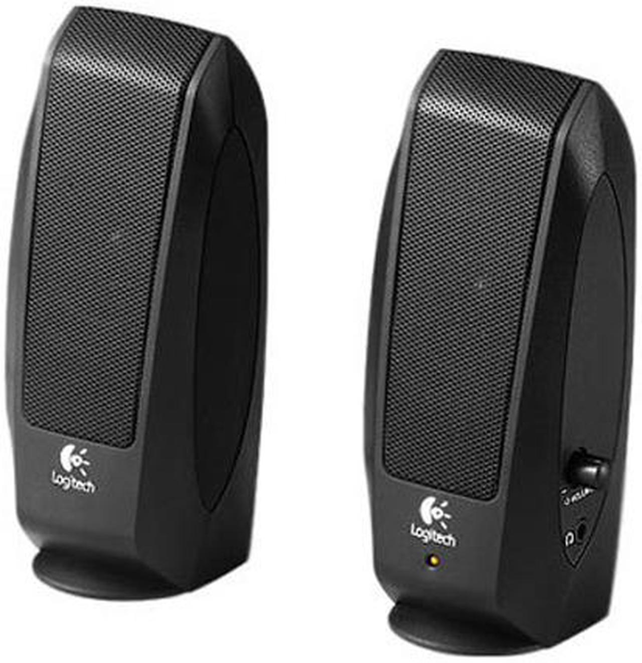 Logitech S120 2.0 Stereo Speakers, Black