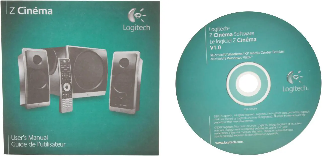 Alt view image 9 of 9 - Logitech Z Cinema Advanced 180 watts RMS 2.1 Surround Sound System