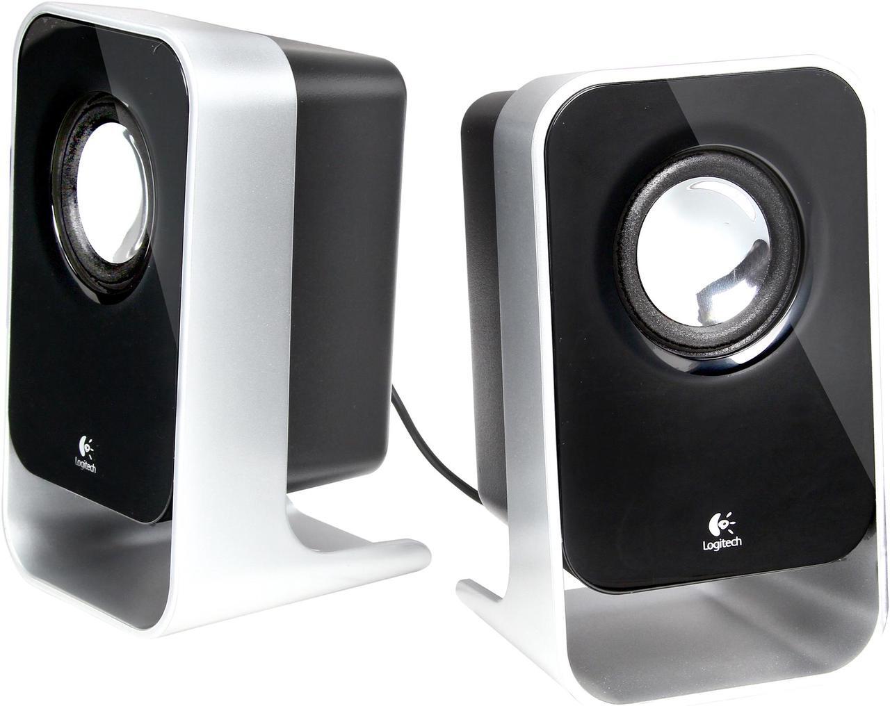 Alt view image 2 of 11 - Logitech LS21 7 Watts RMS (FTC) 2.1 Stereo Speaker System - Black