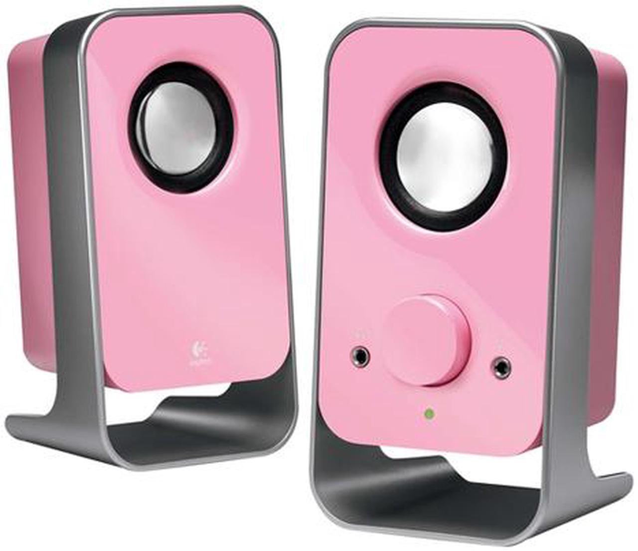 Logitech LS11 3 Watts RMS (FTC) 2.0 Stereo Speaker System - Pink